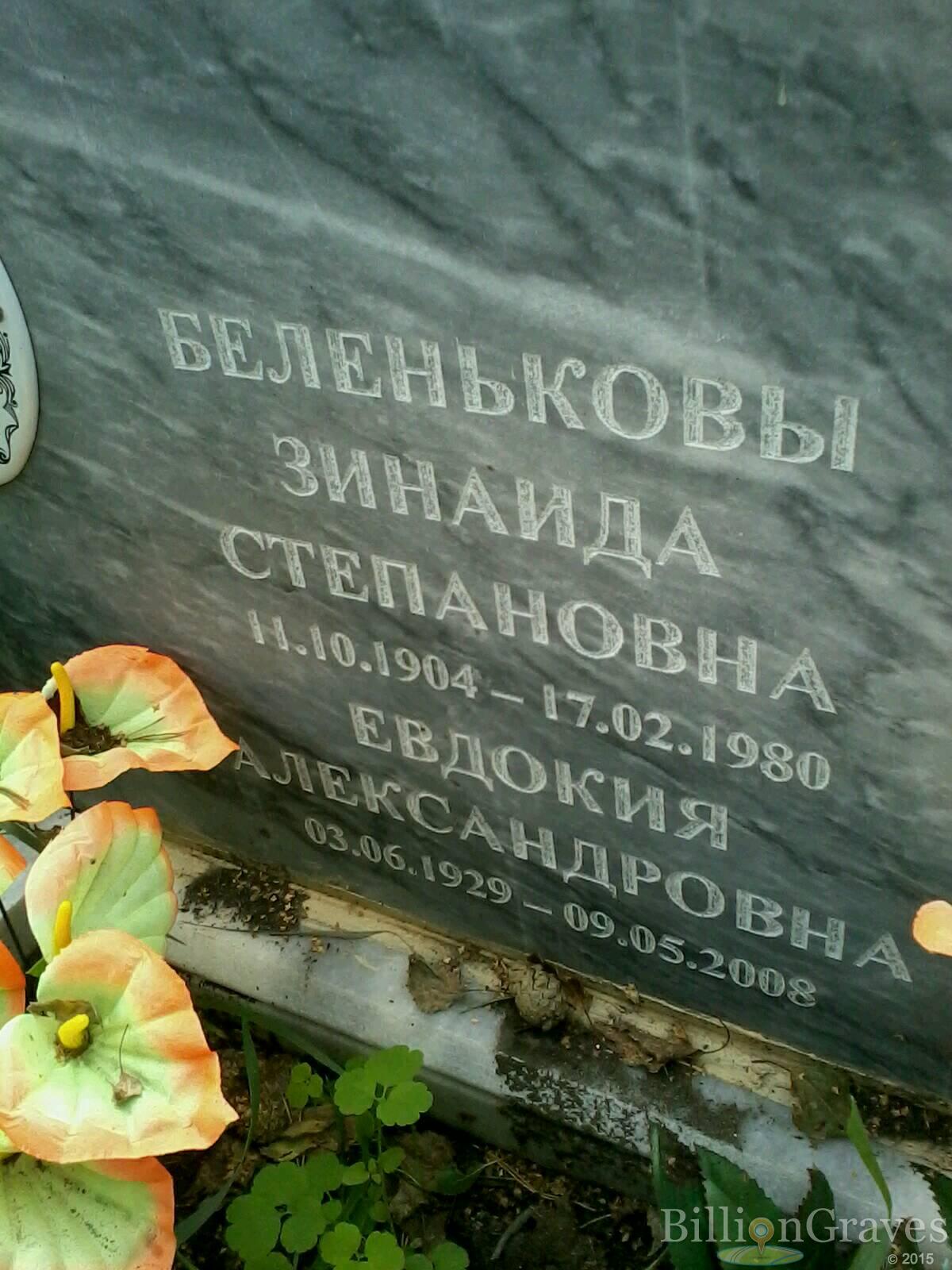 Беленькова Евдокия Александровна