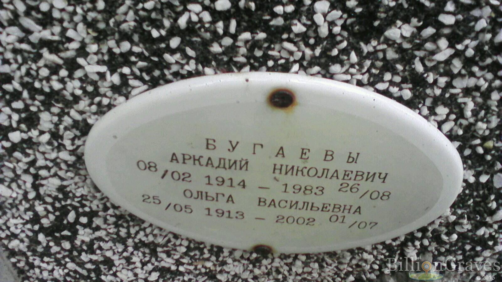 Бугаев Аркадий Николаевич