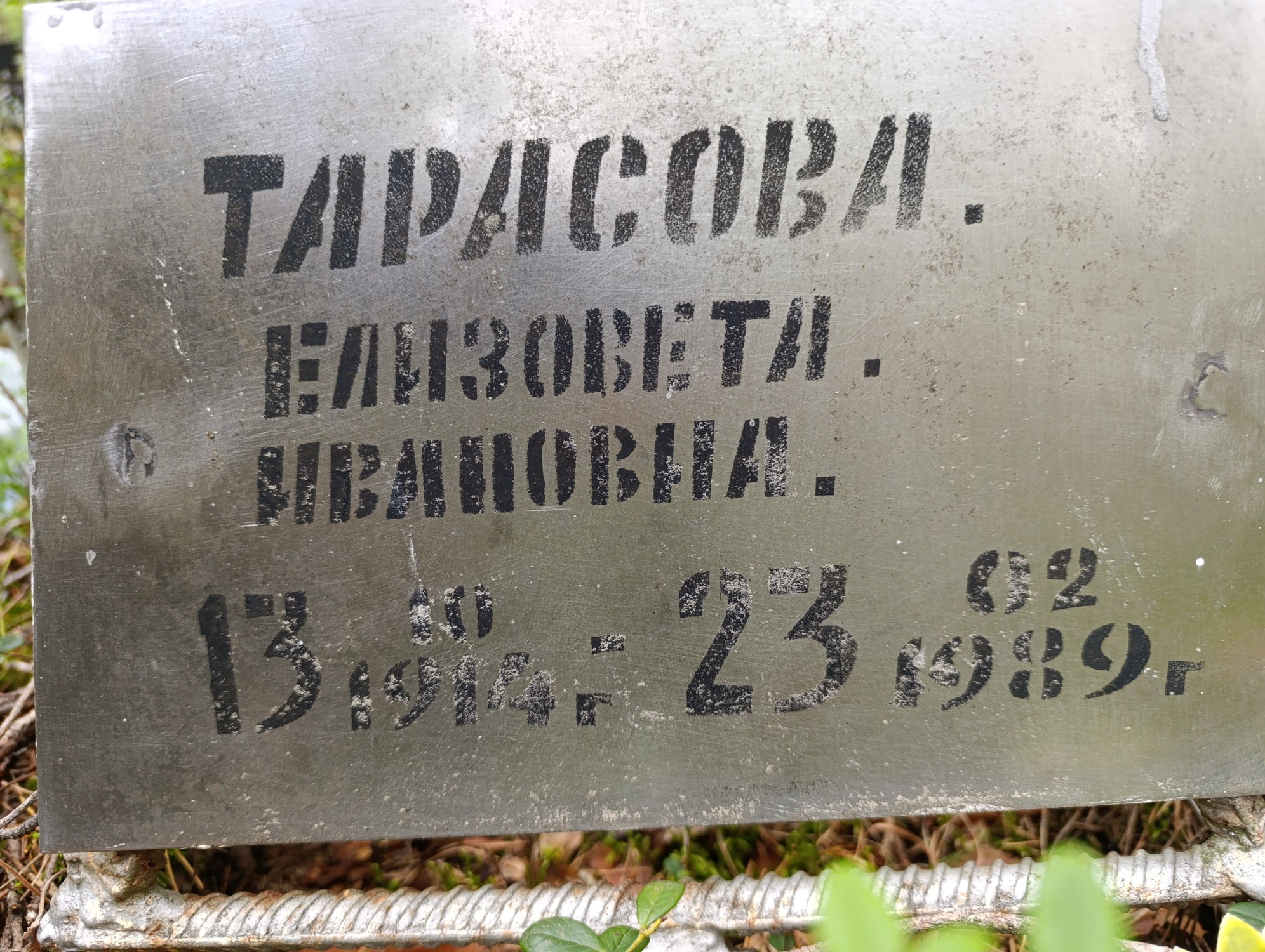 Тарасова Елизавета Ивановна