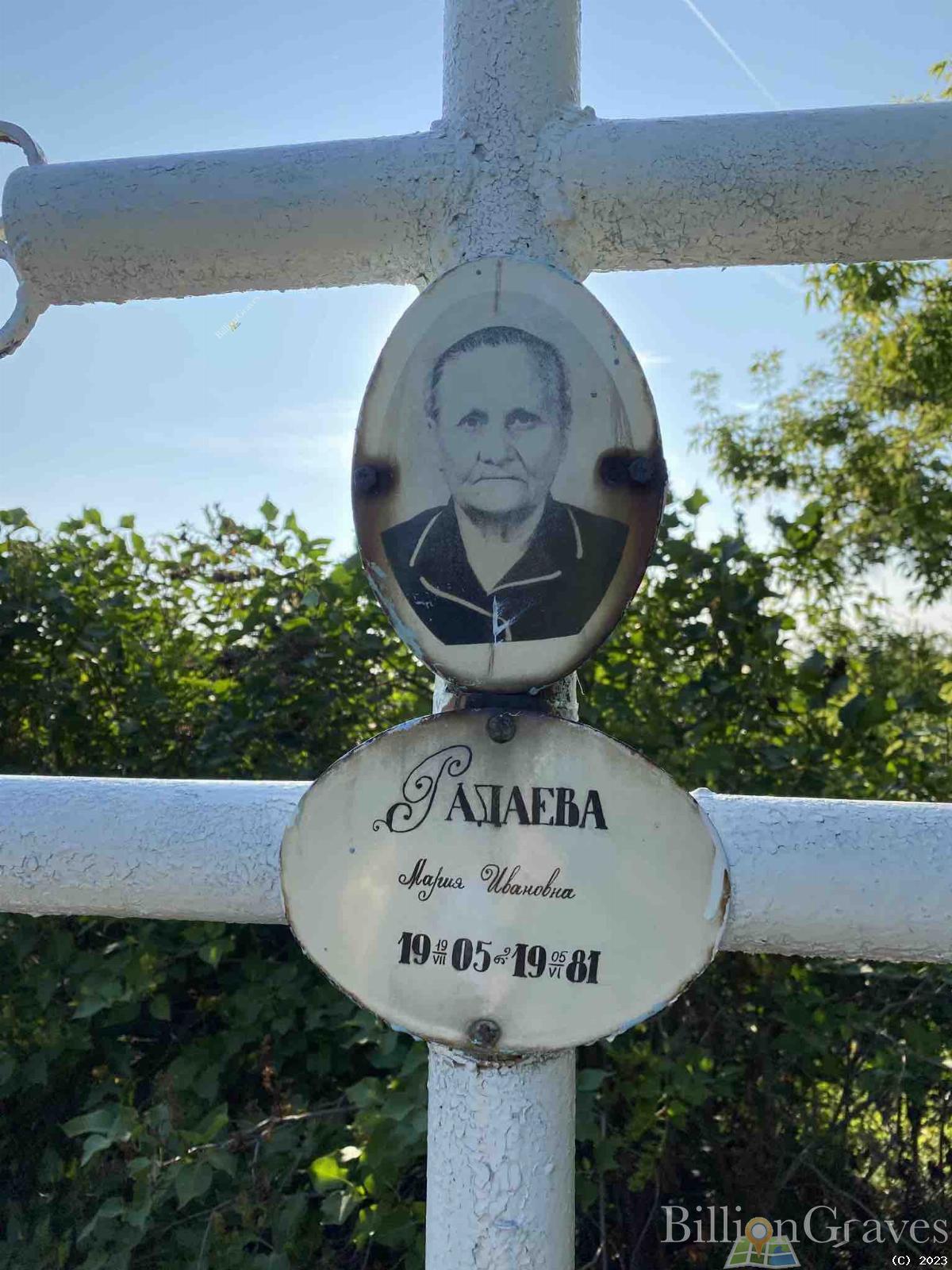 Радаева Мария Ивановна