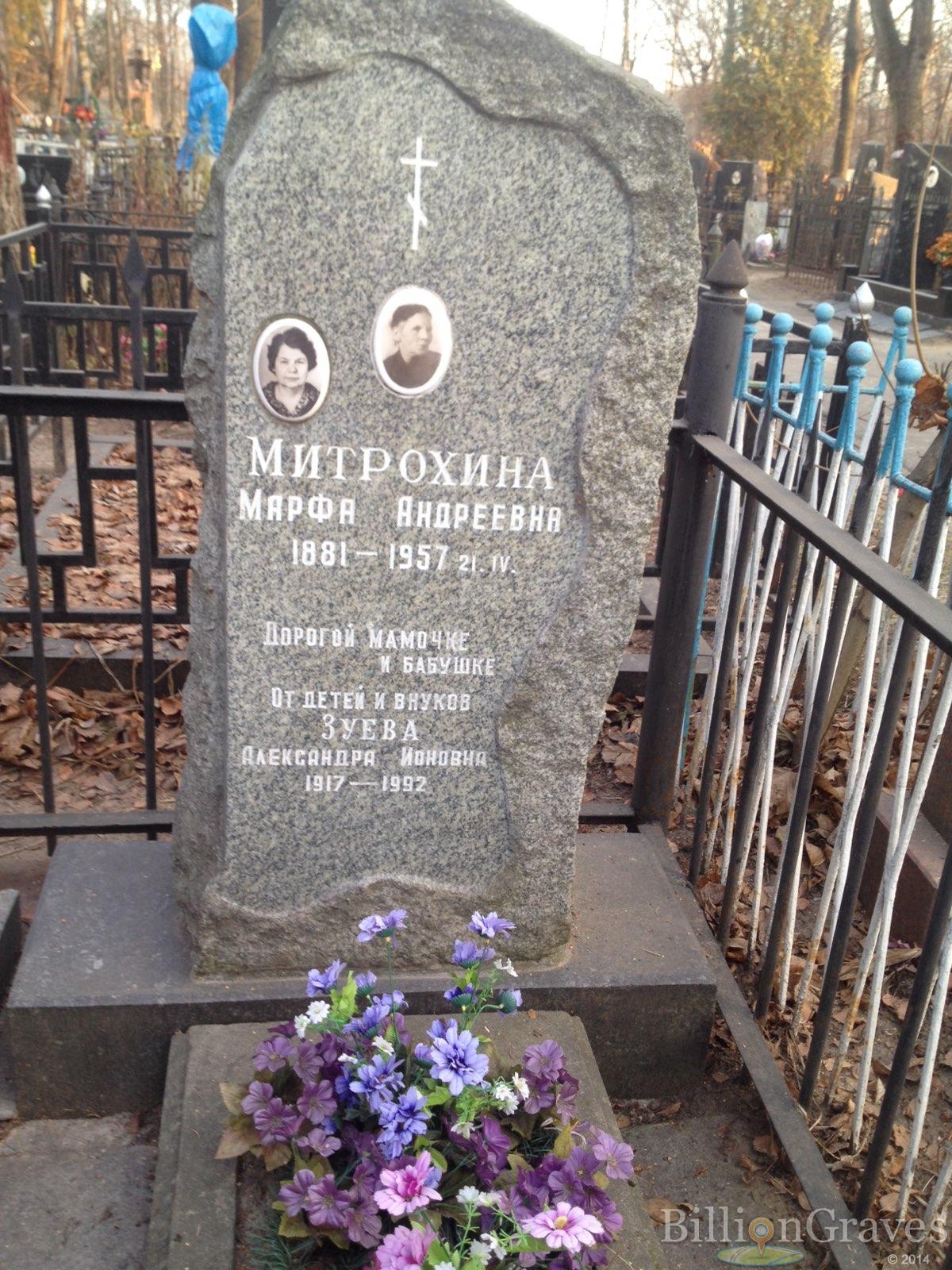 Митрохина Марфа Андреевна