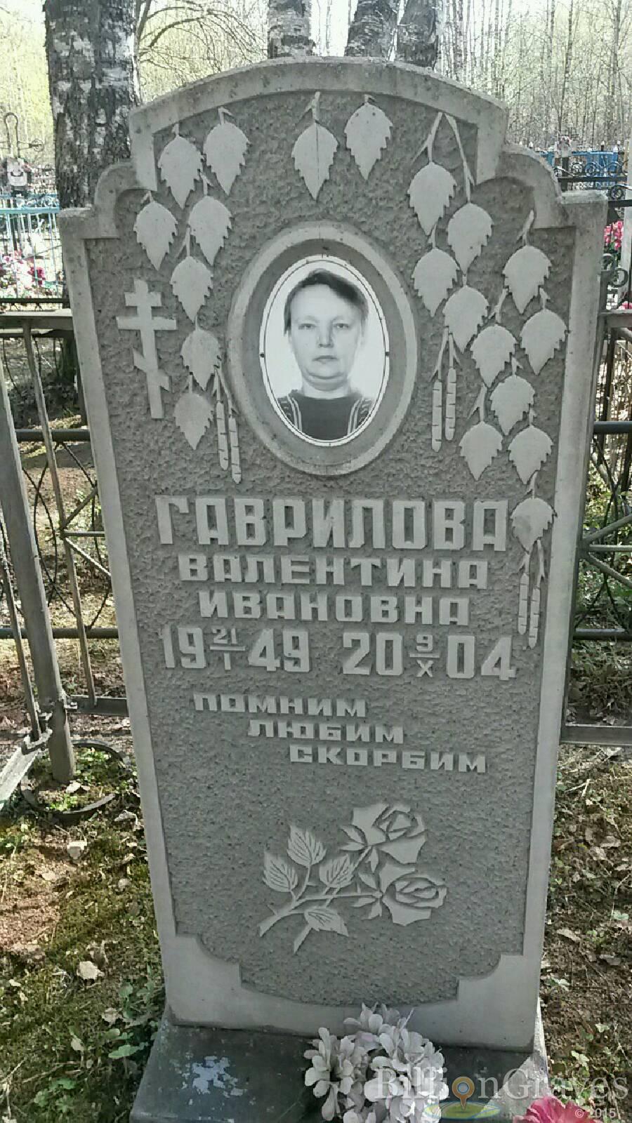 Гаврилова Валентина Ивановна