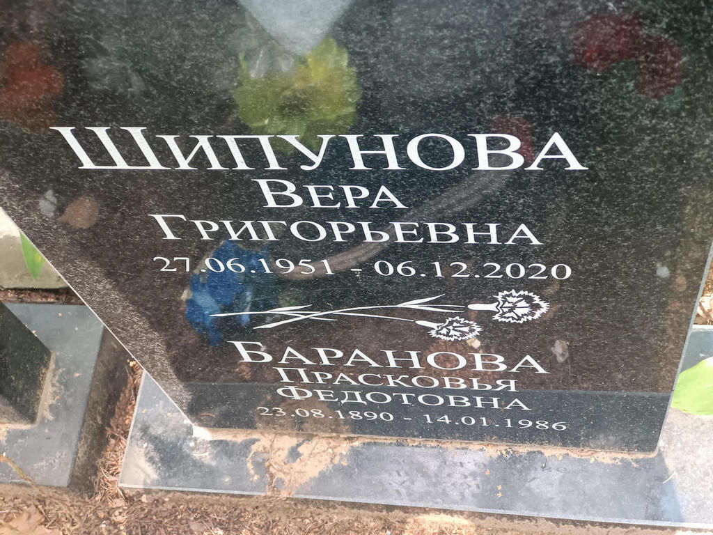 Баранова Прасковья Федоровна