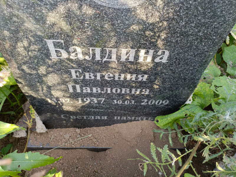 Балдина Евгения Павловна