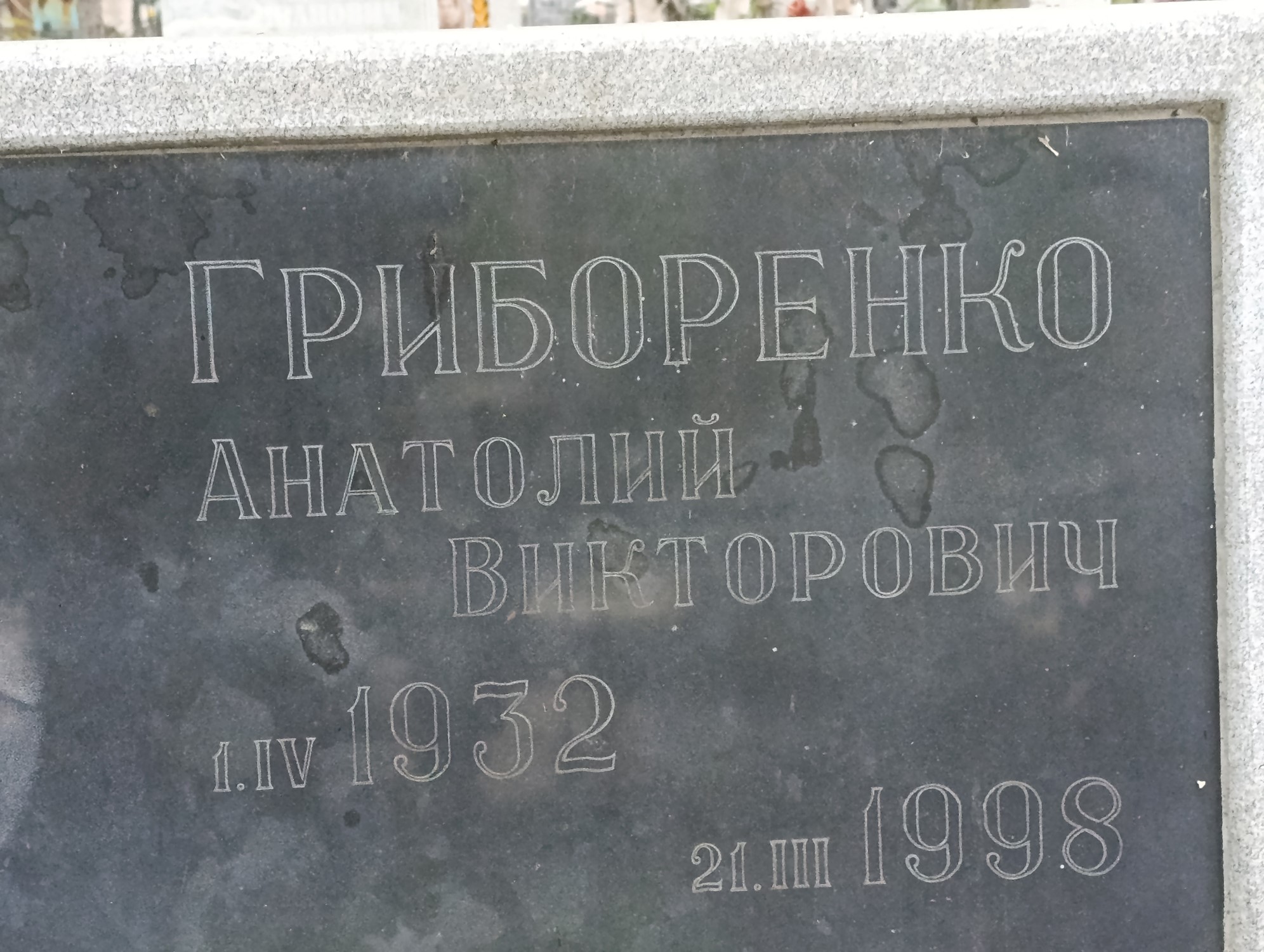 Гриборенко Анатолий Викторович