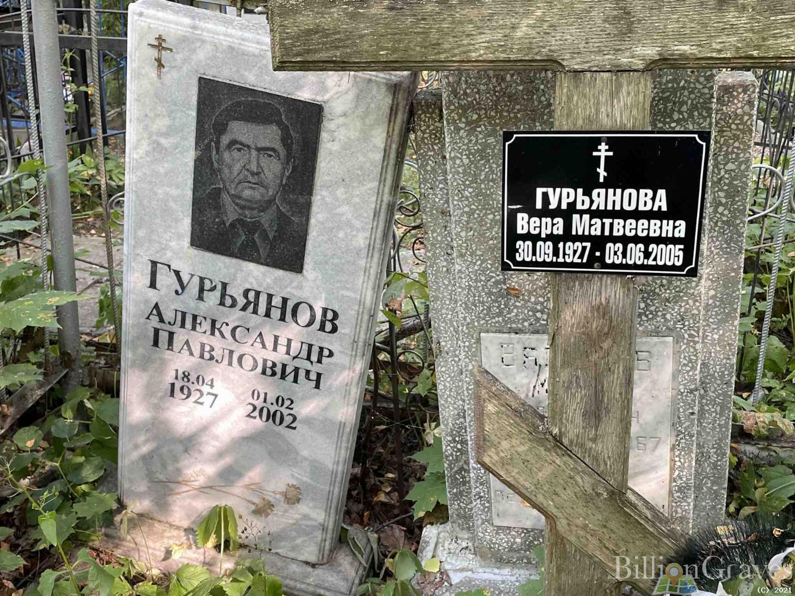 Гурьянова Вера Матвеевна