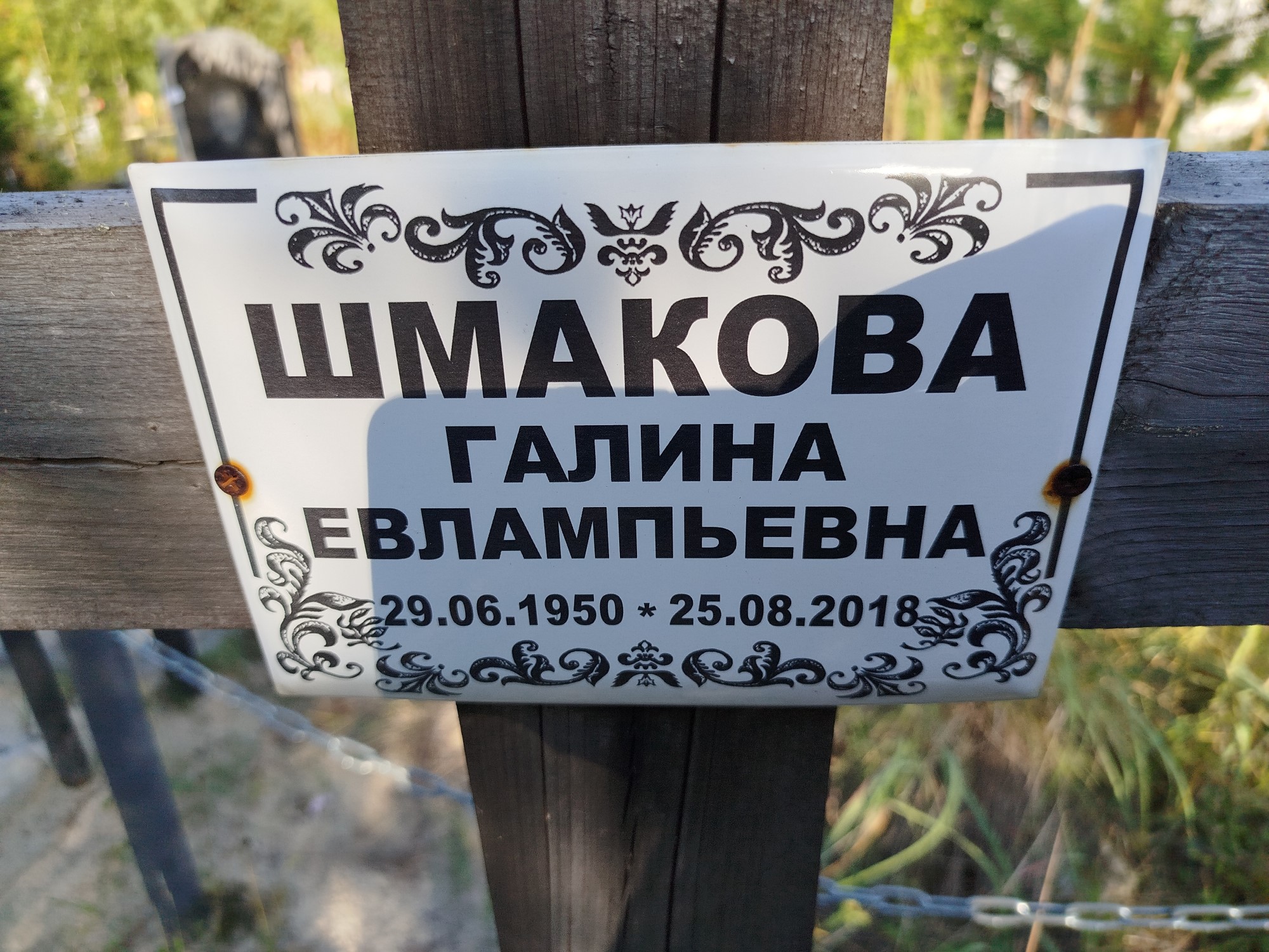 Шмакова Галина Евлапьевна