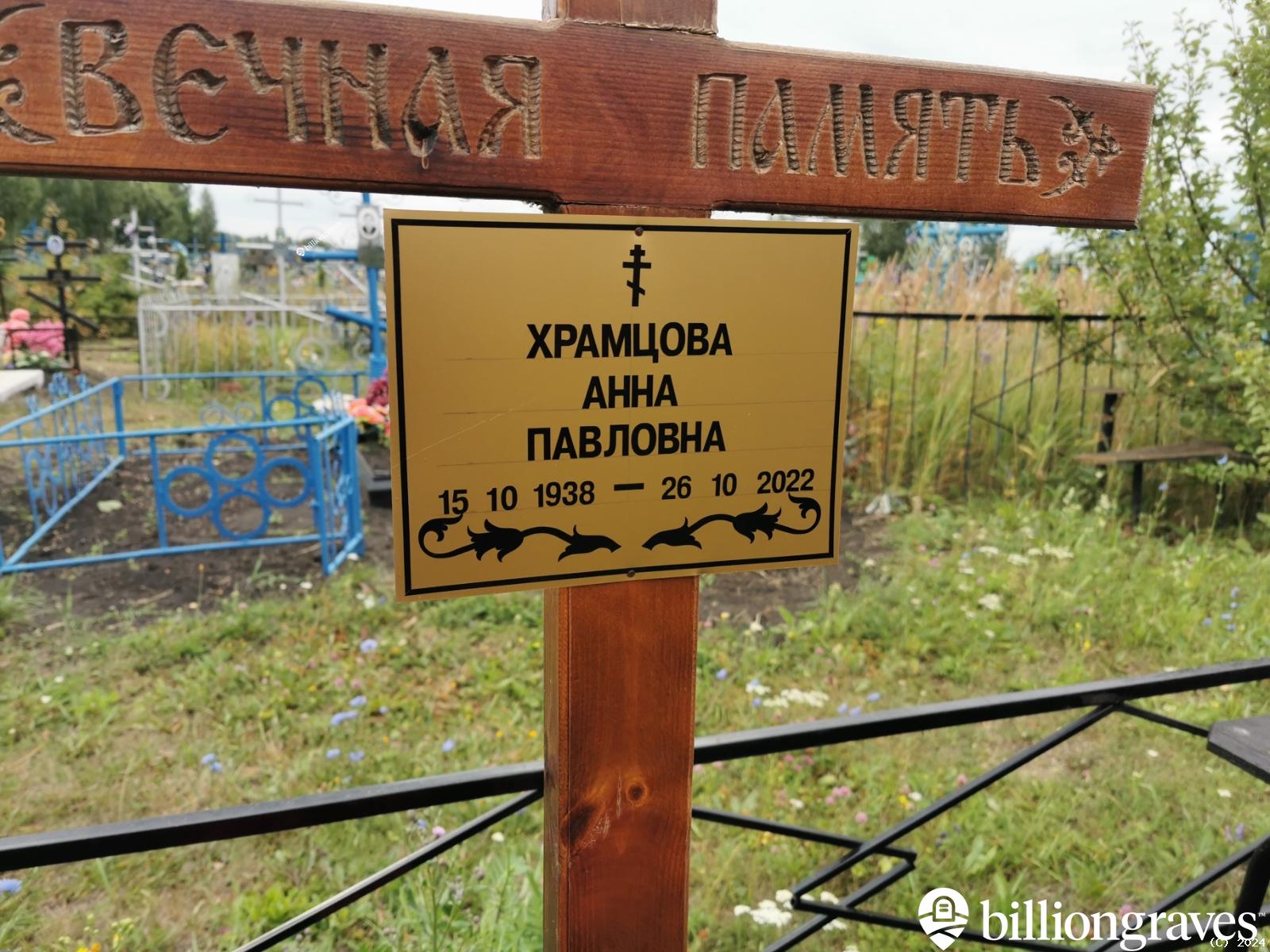 Храмцова Анна Павловна