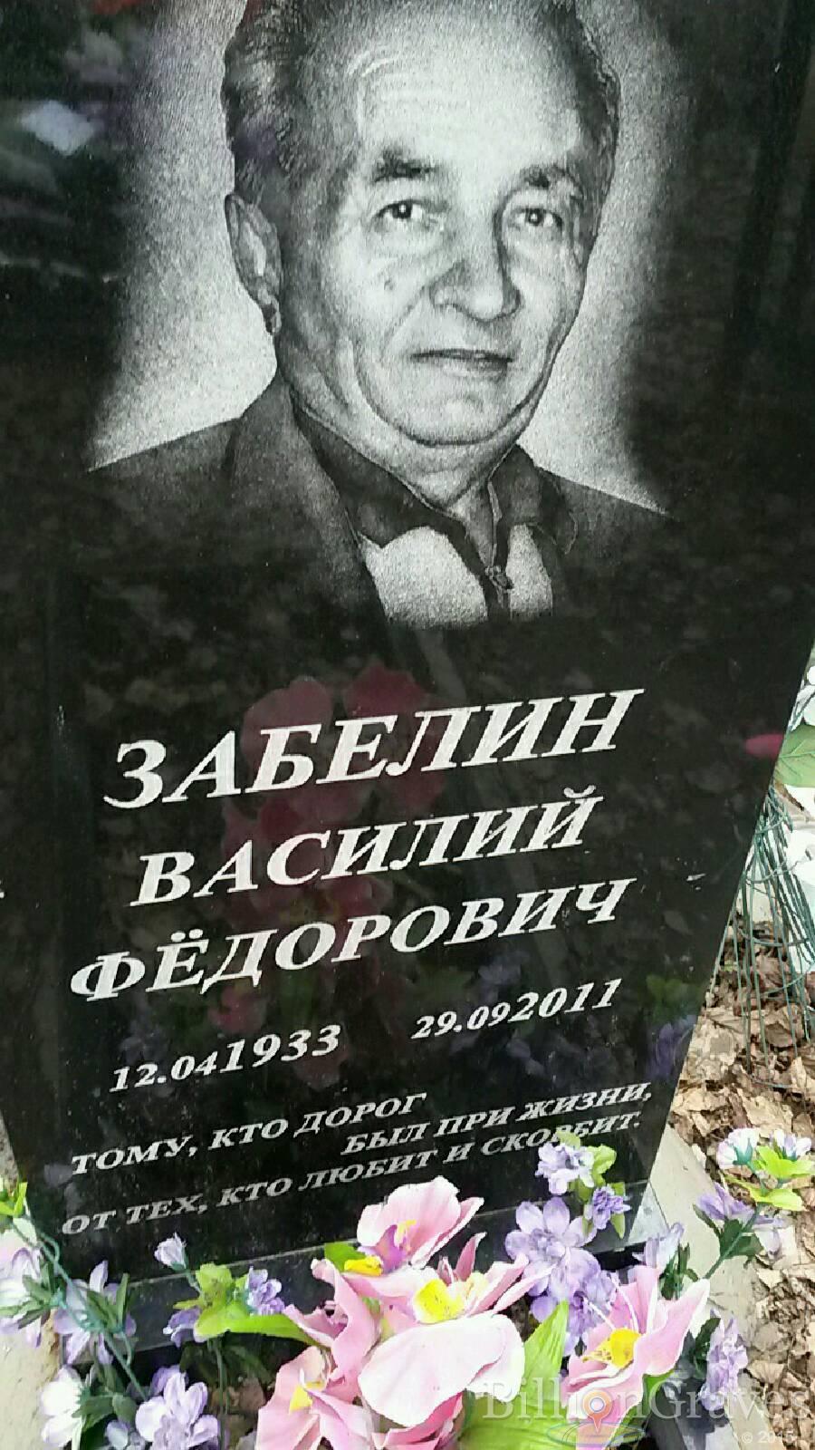 Забелин Василий Федорович