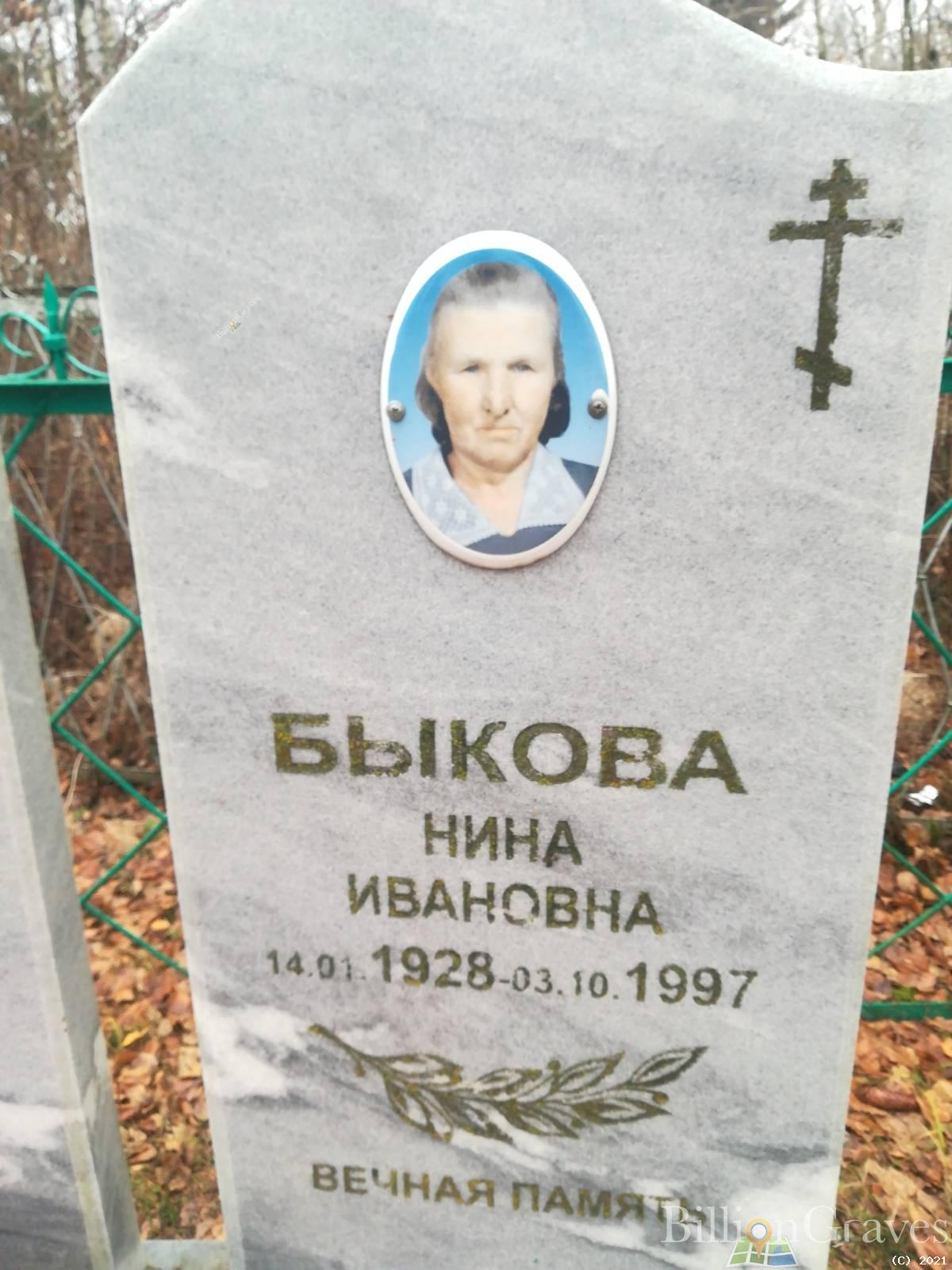 Быкова Нина Ивановна