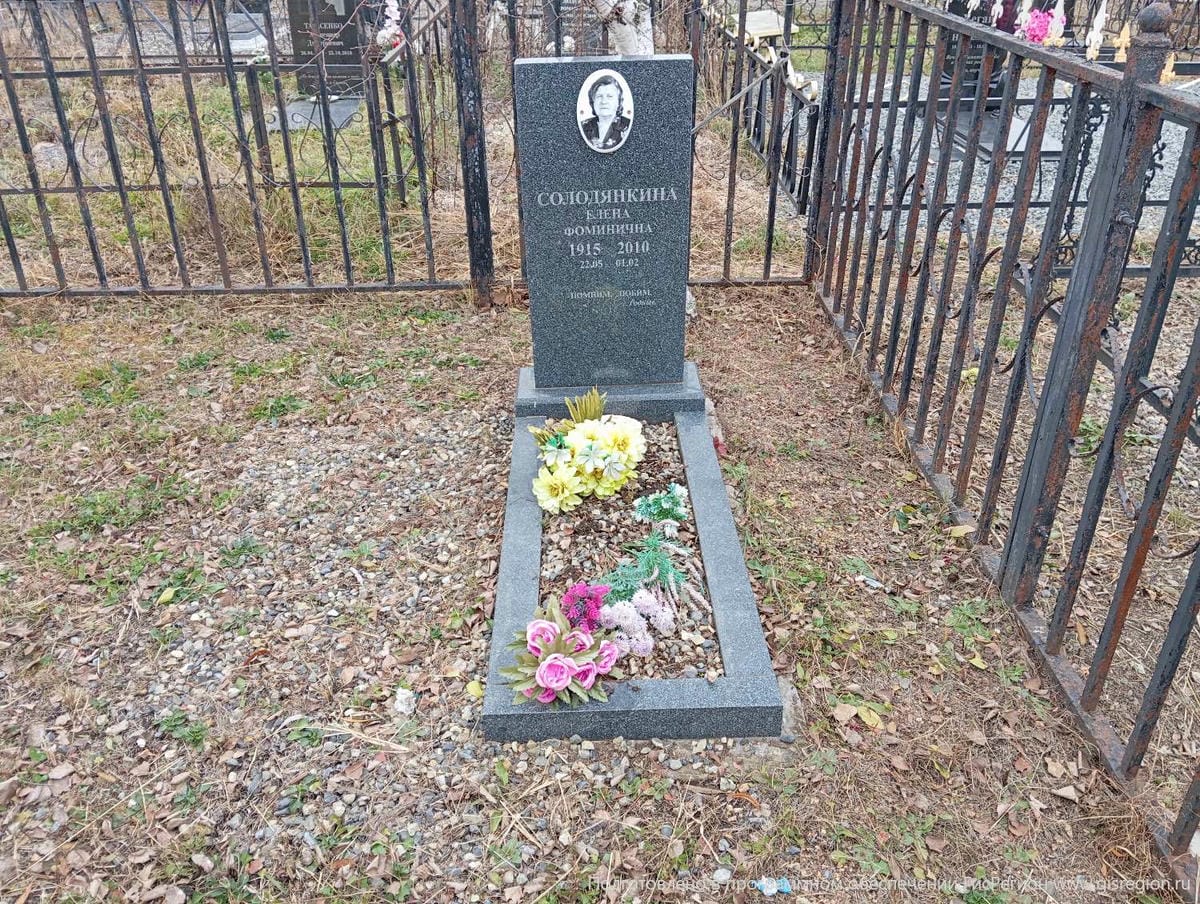 Солодянкина Елена Фоминична