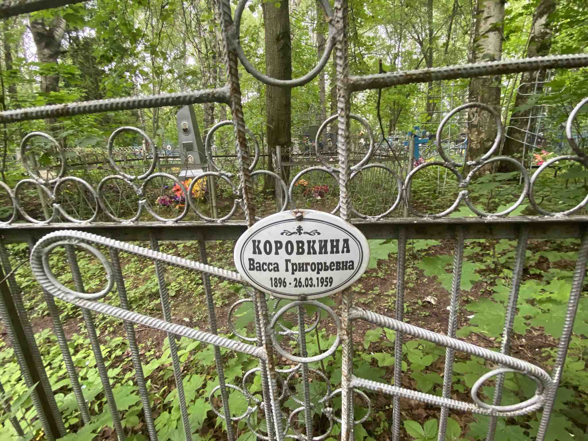 Коровкина Васса Григорьевна