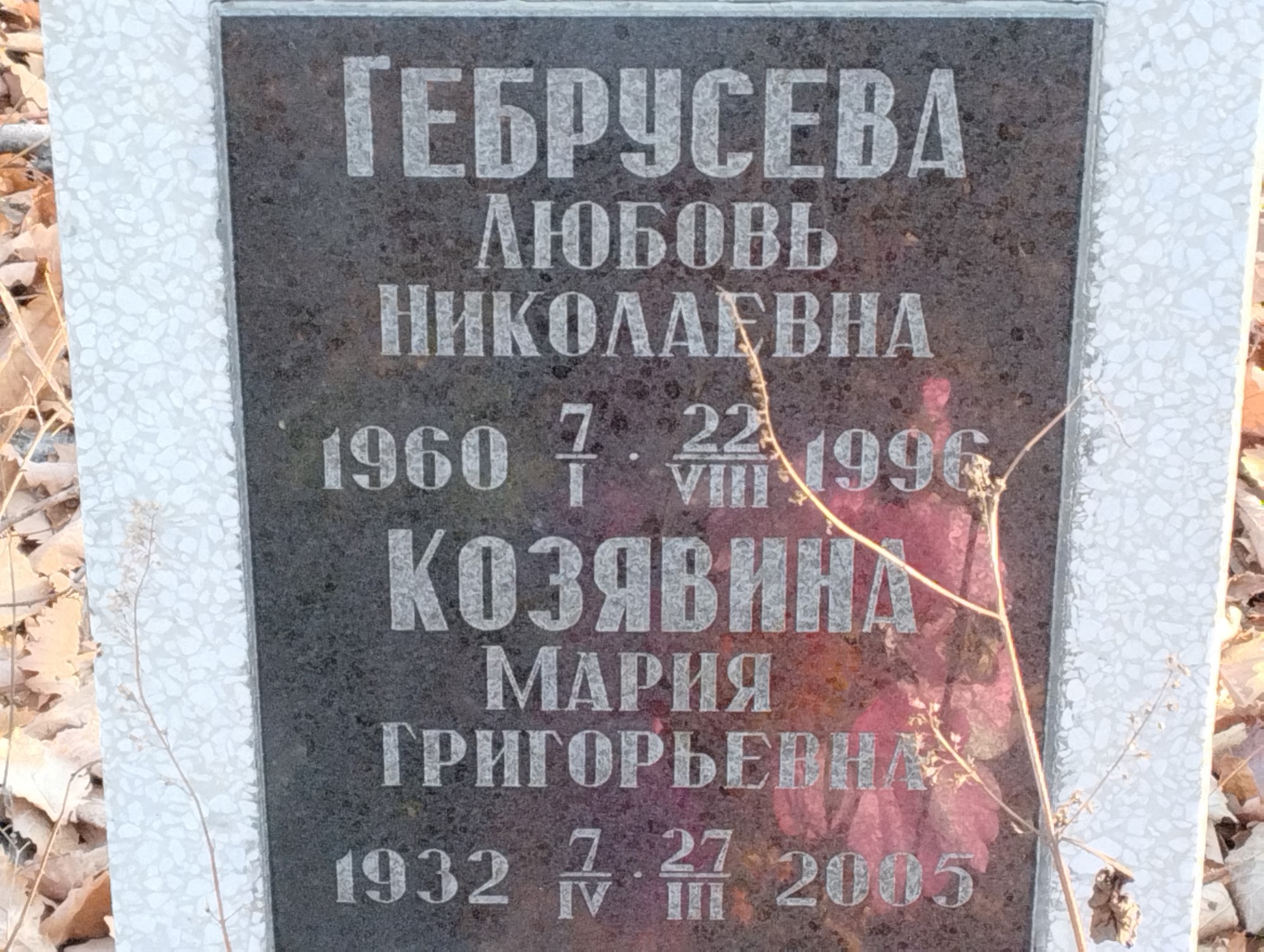 Козяева Мария Грагорьевна