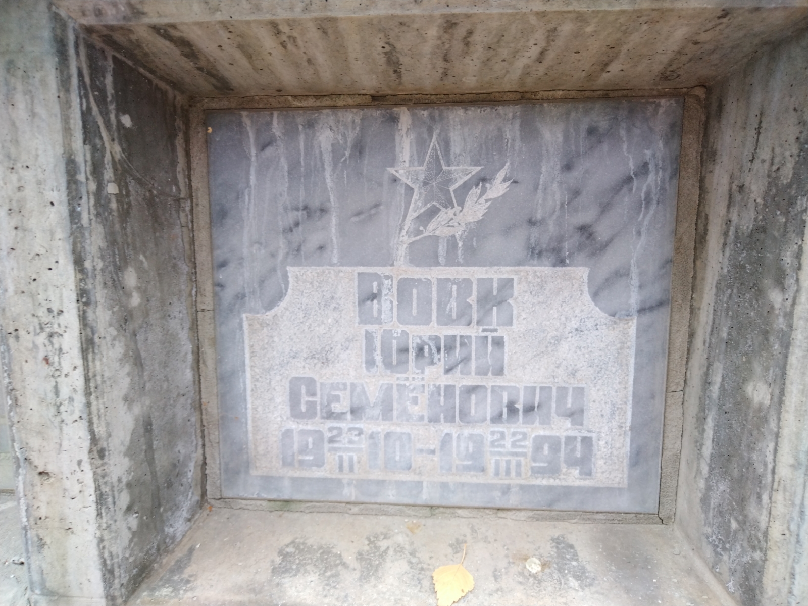 Вовк Юрий Семенович