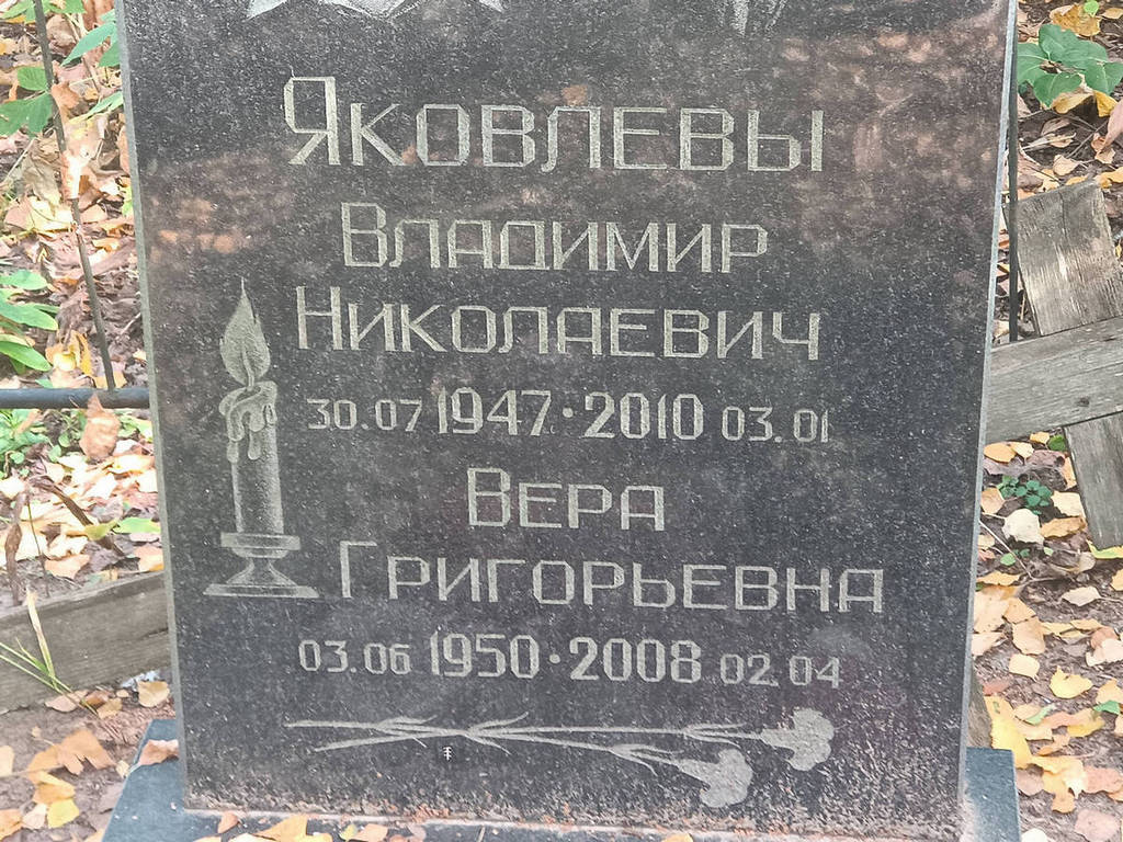 Яковлева Вера Григорьевна
