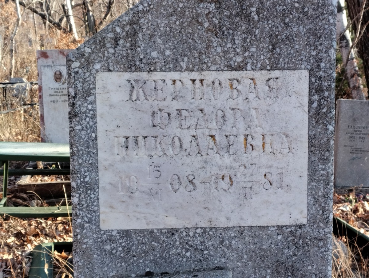 Жерновая Федора Николаевна