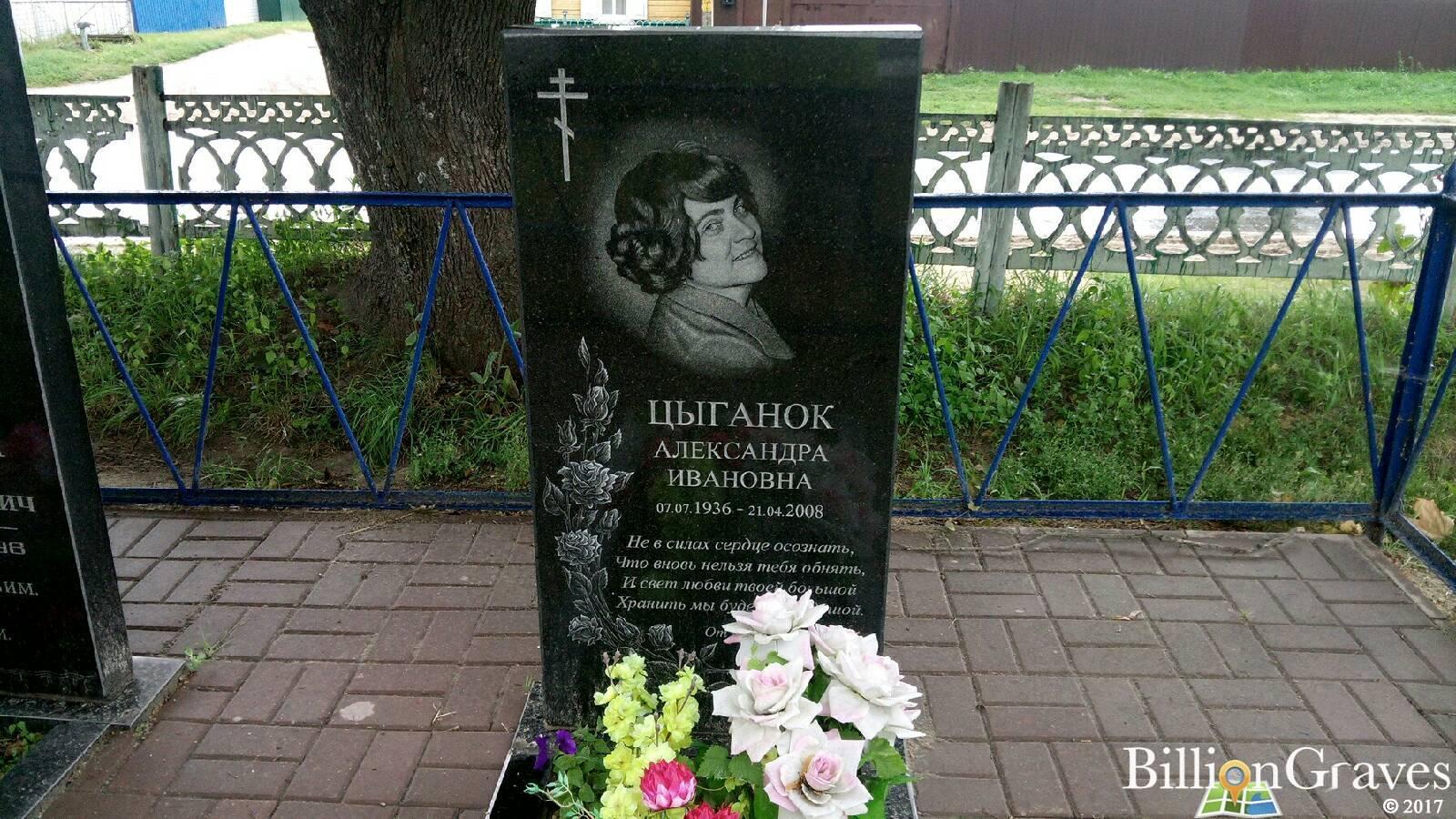 Цыганок Александра Ивановна