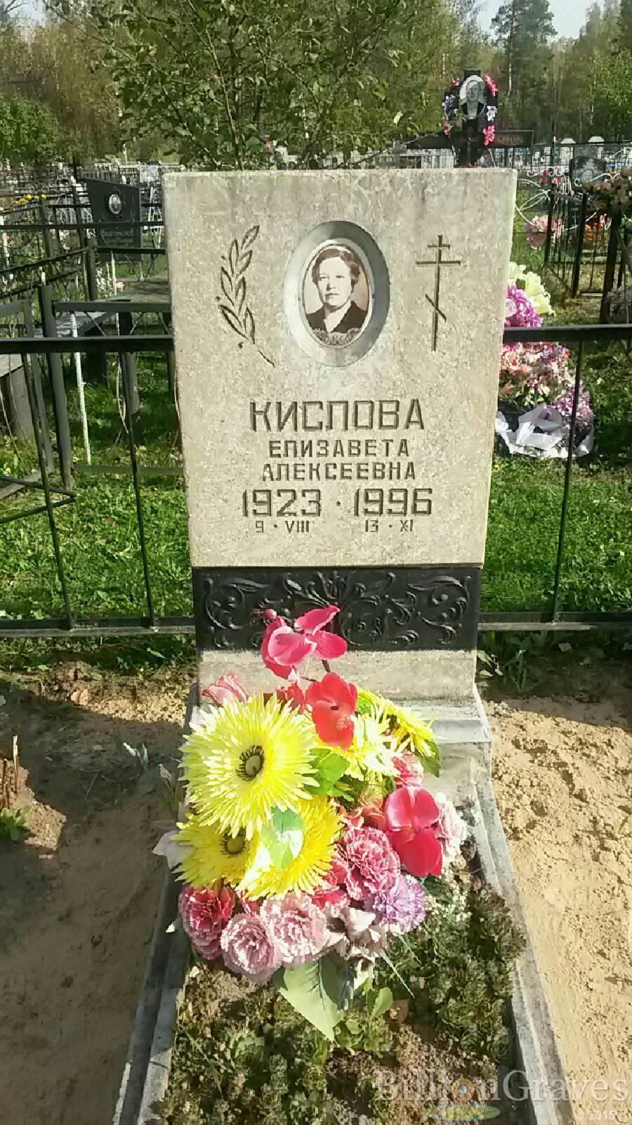 Кислова Елизавета Алексеевна