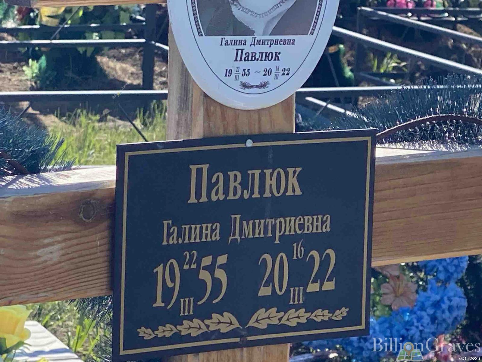 Павлюк Галина Дмитриевна
