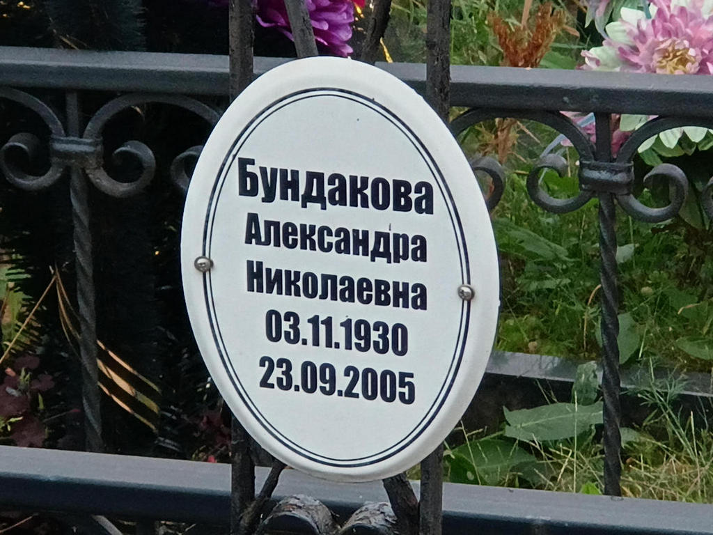 Бундакова Александра Николаевна