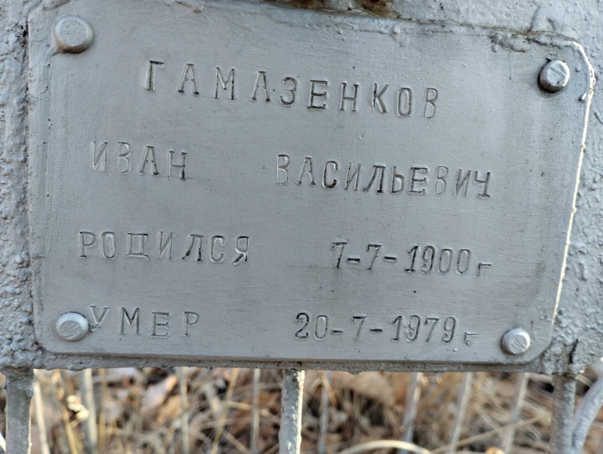 Гамазенков Иван Васильевич