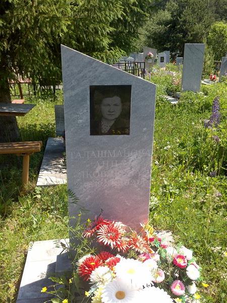 Талашманова Анна Яковлевна