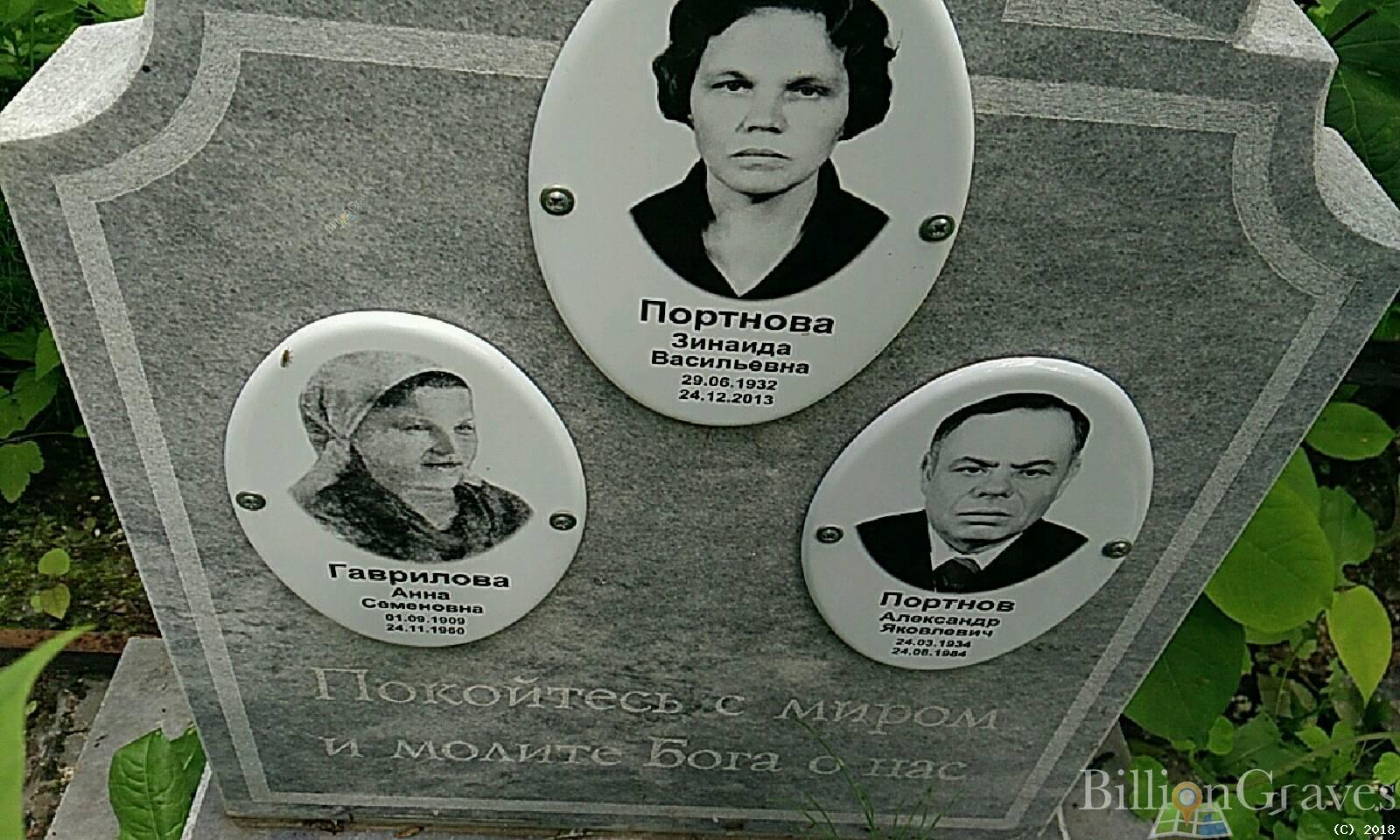 гаврилова анна семеновна