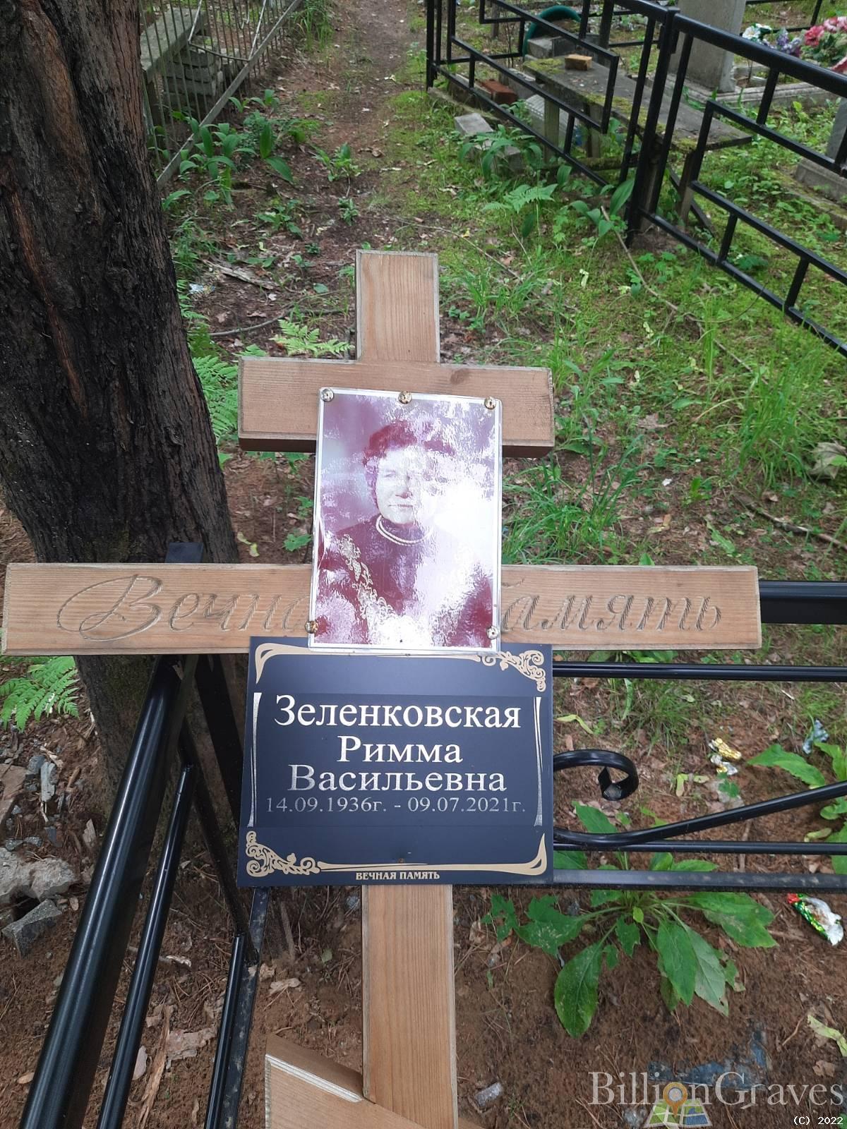 Зеленковская Римма Васильевна