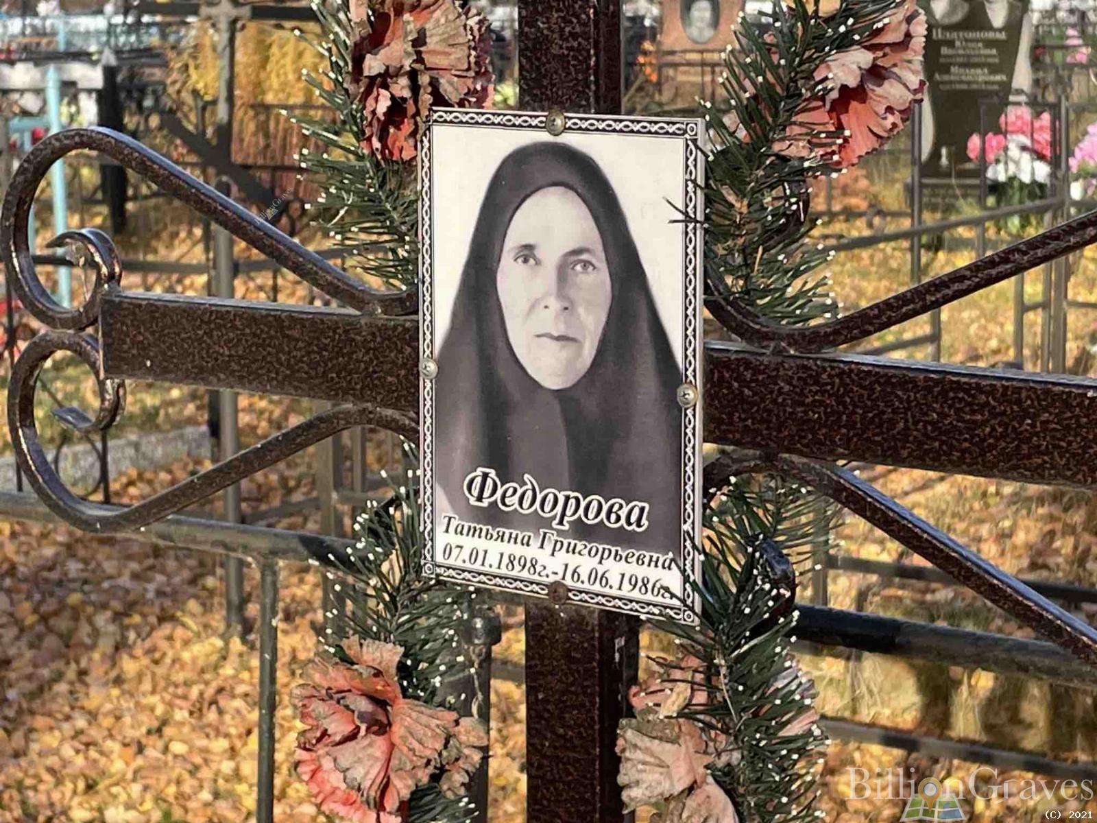 Федорова Татьяна Григорьевна