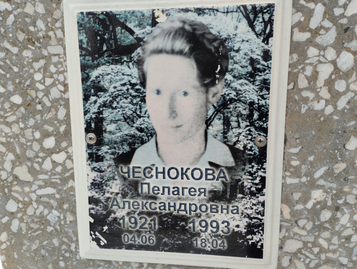 Чеснокова Пелагея Александровна