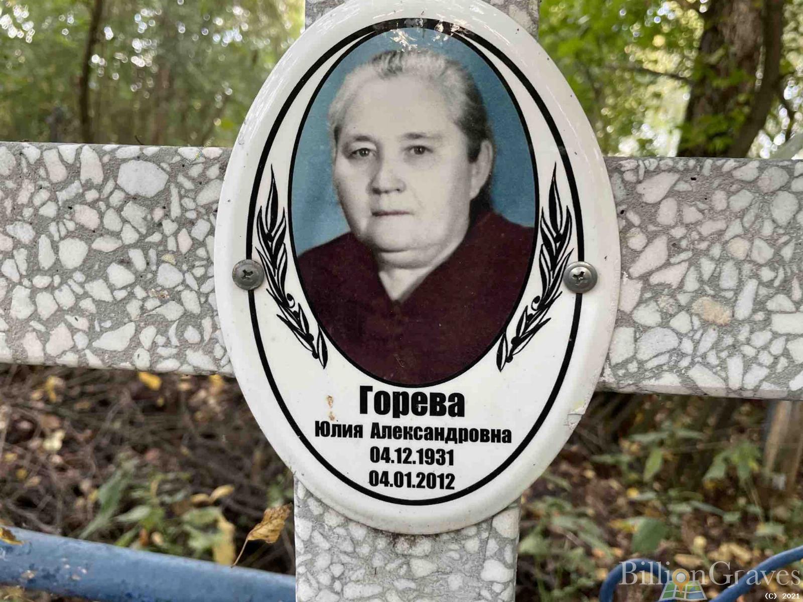 Горева Юлия Александровна