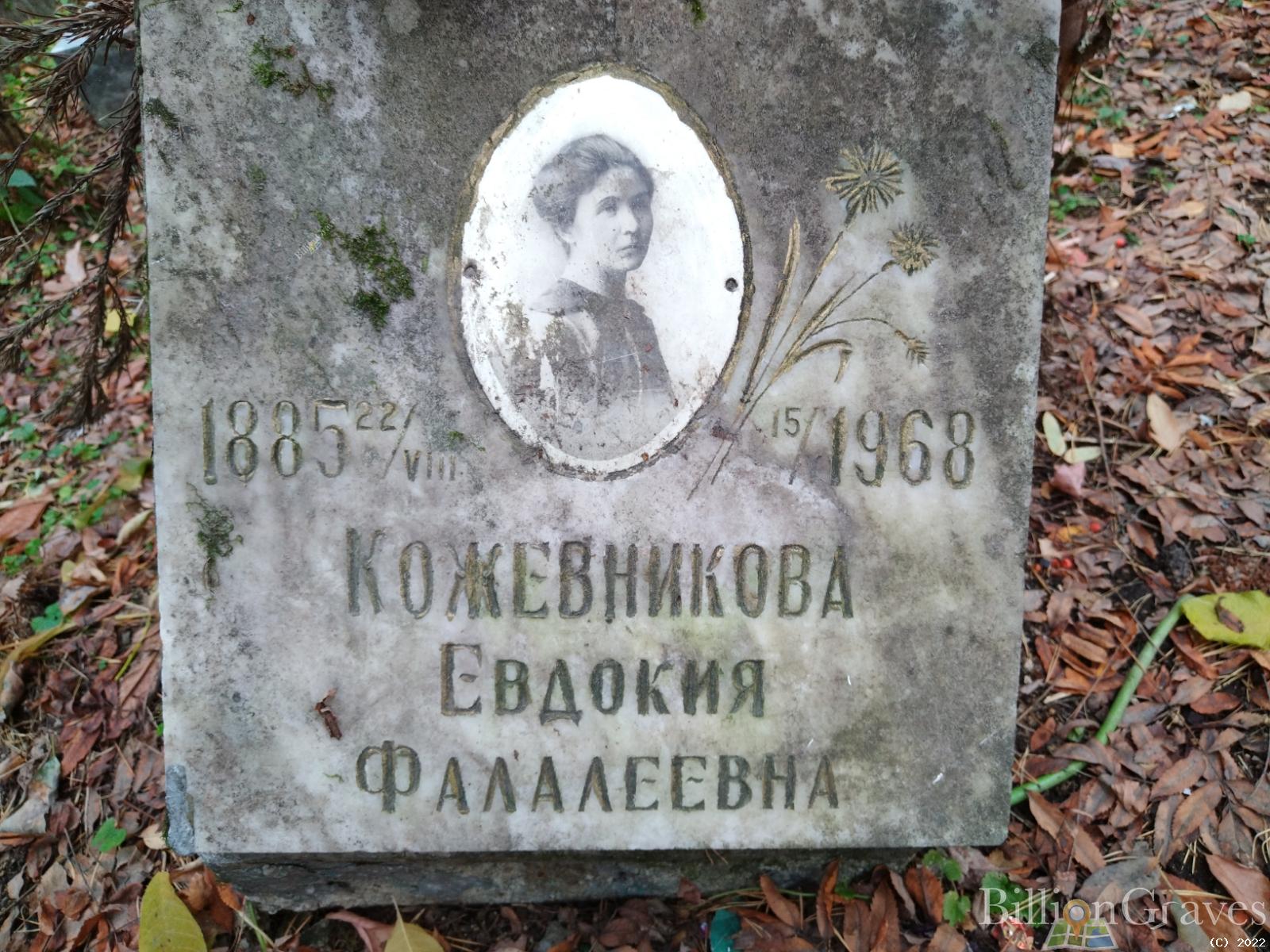 Кожевникова Евдокия Фалалеевна