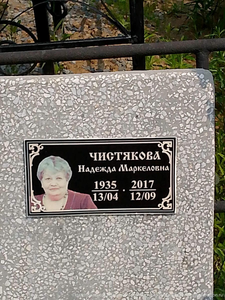 Чистякова Надежда Маркеловна