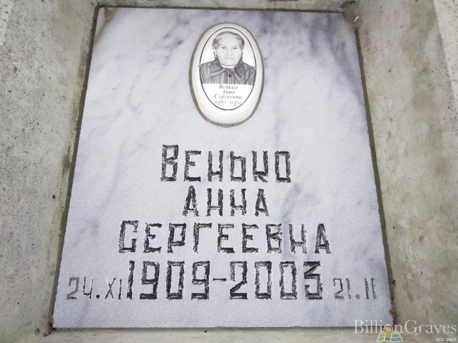 Венько Анна Сергеевна
