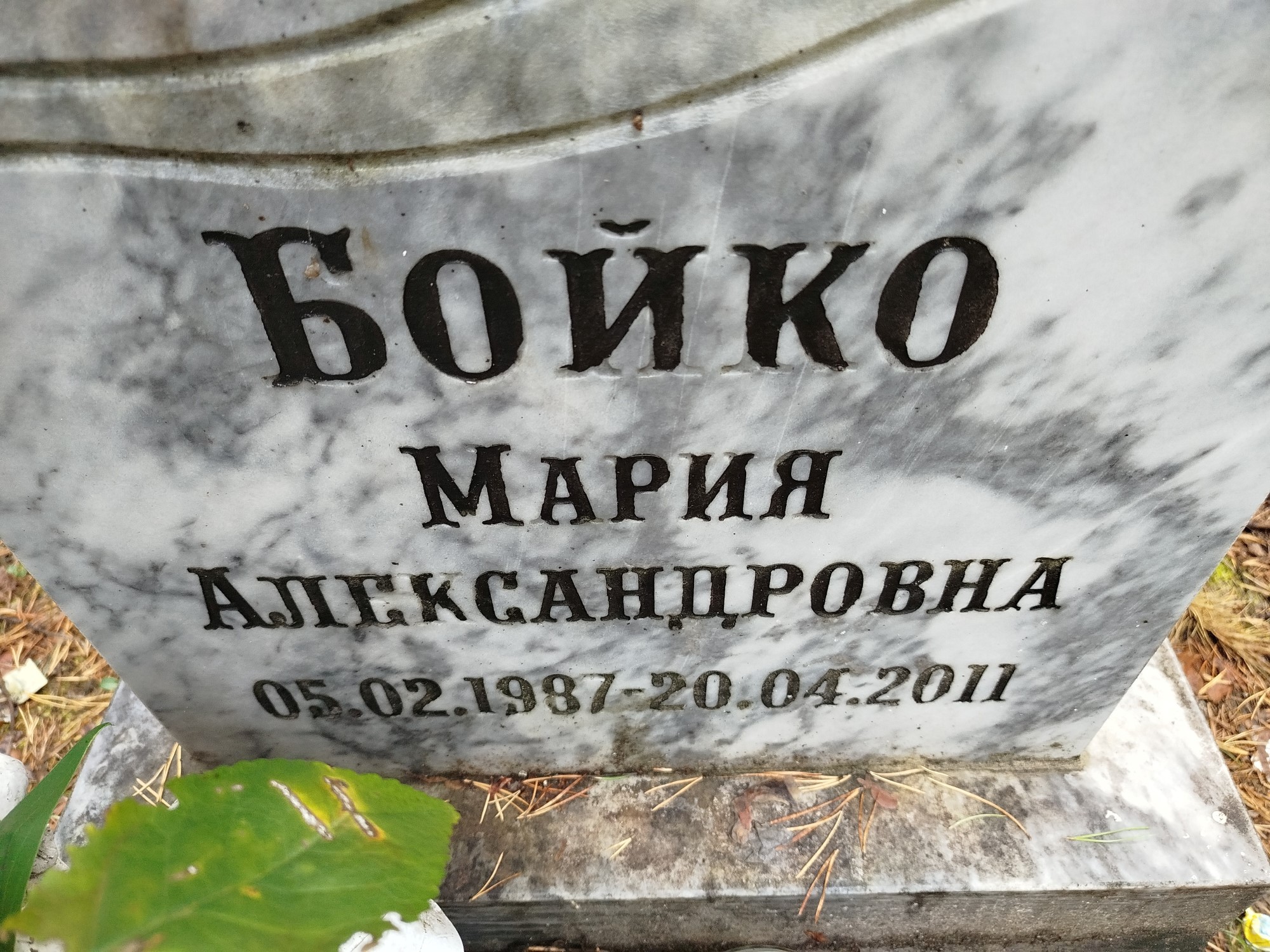 Бойко Мария Александровна