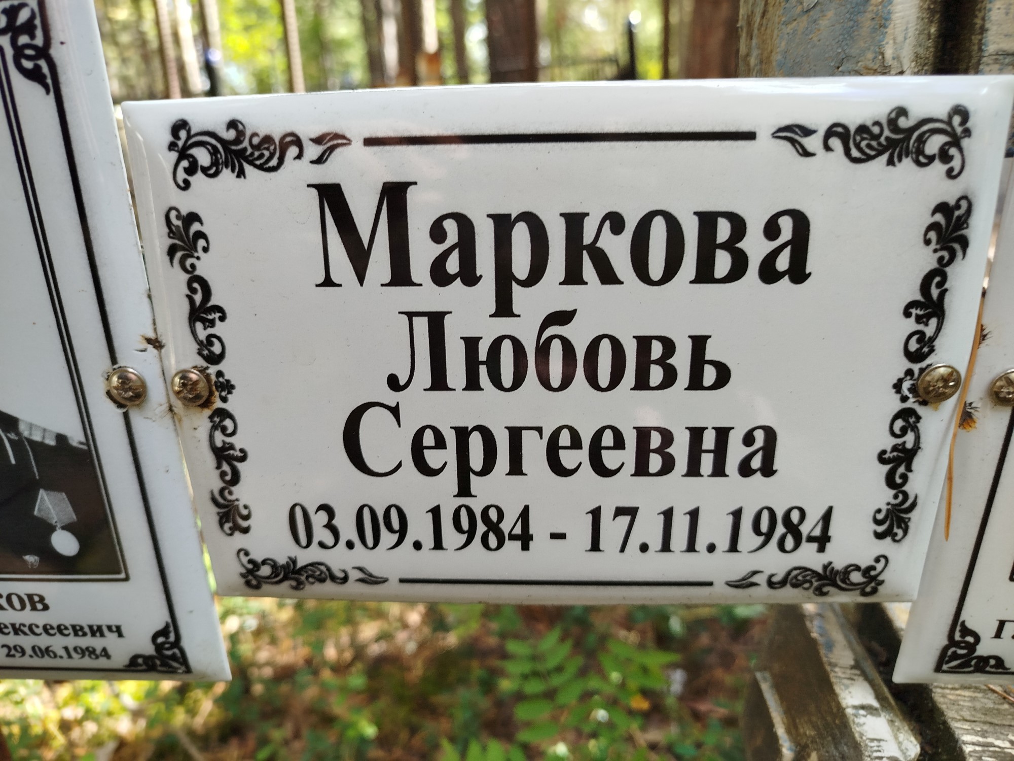 Маркова Любовь Сергеевна