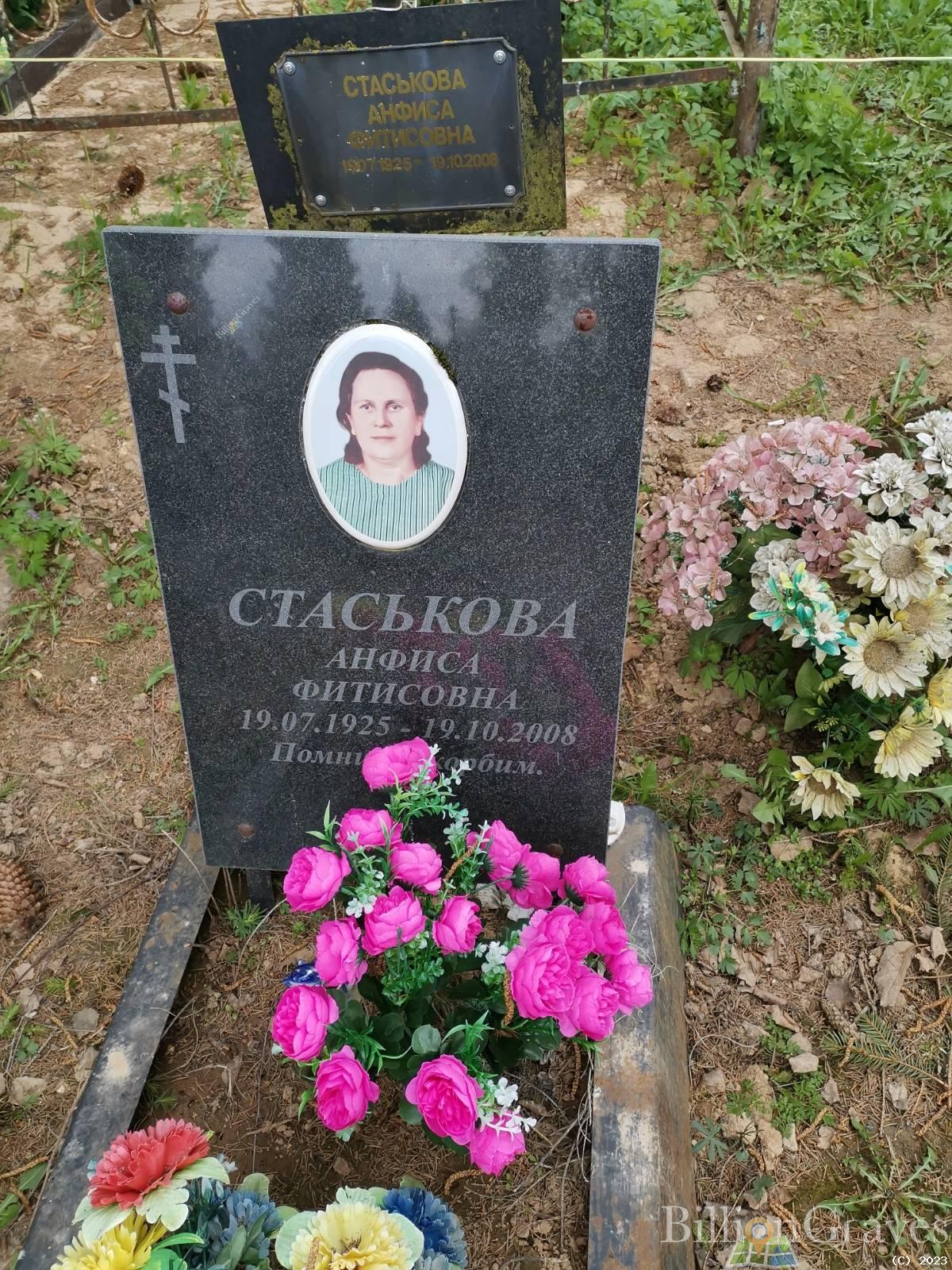 Стаськова Анфиса Фитисовна