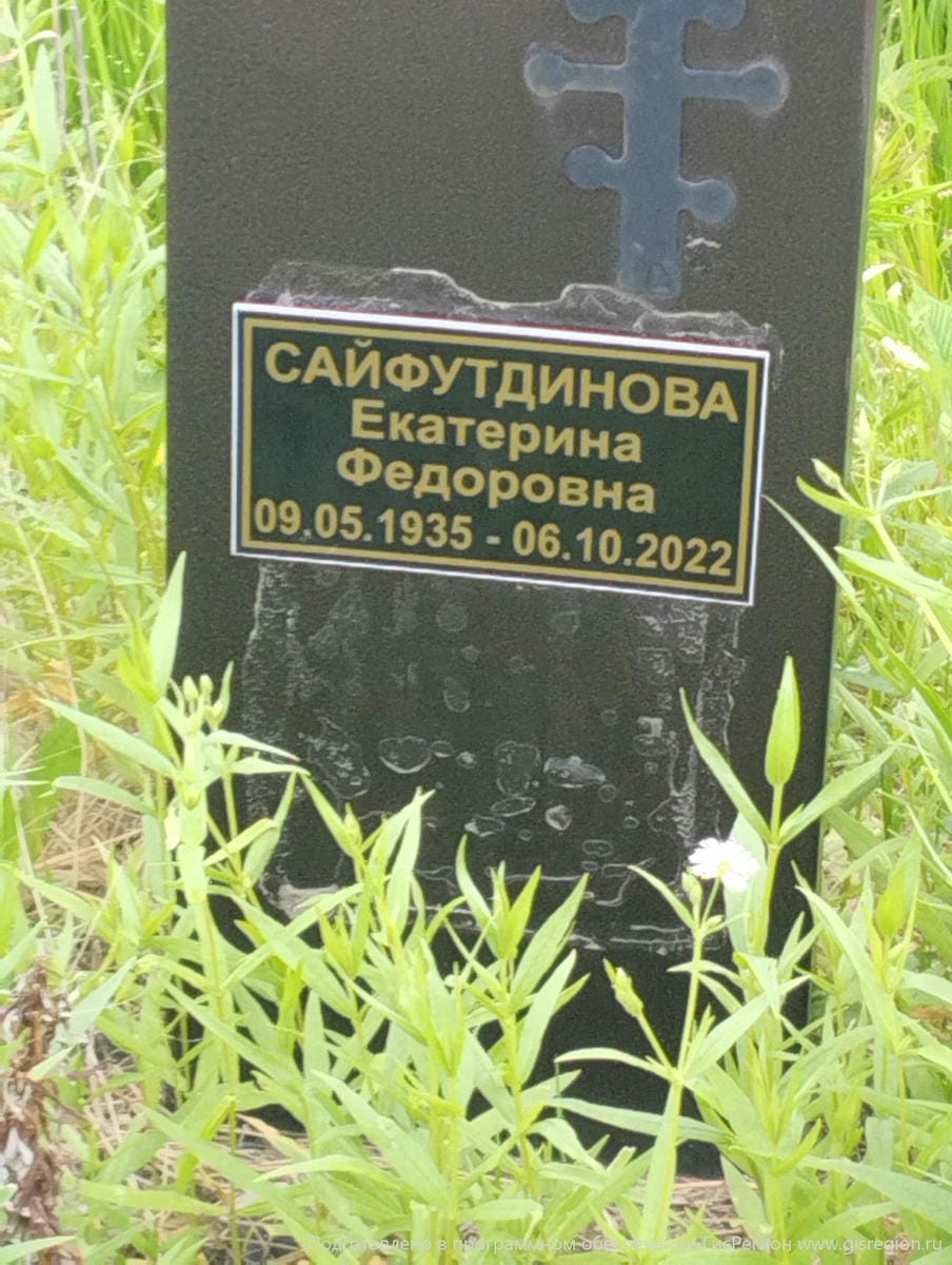 Сайфутдинова Екатерина Федоровна