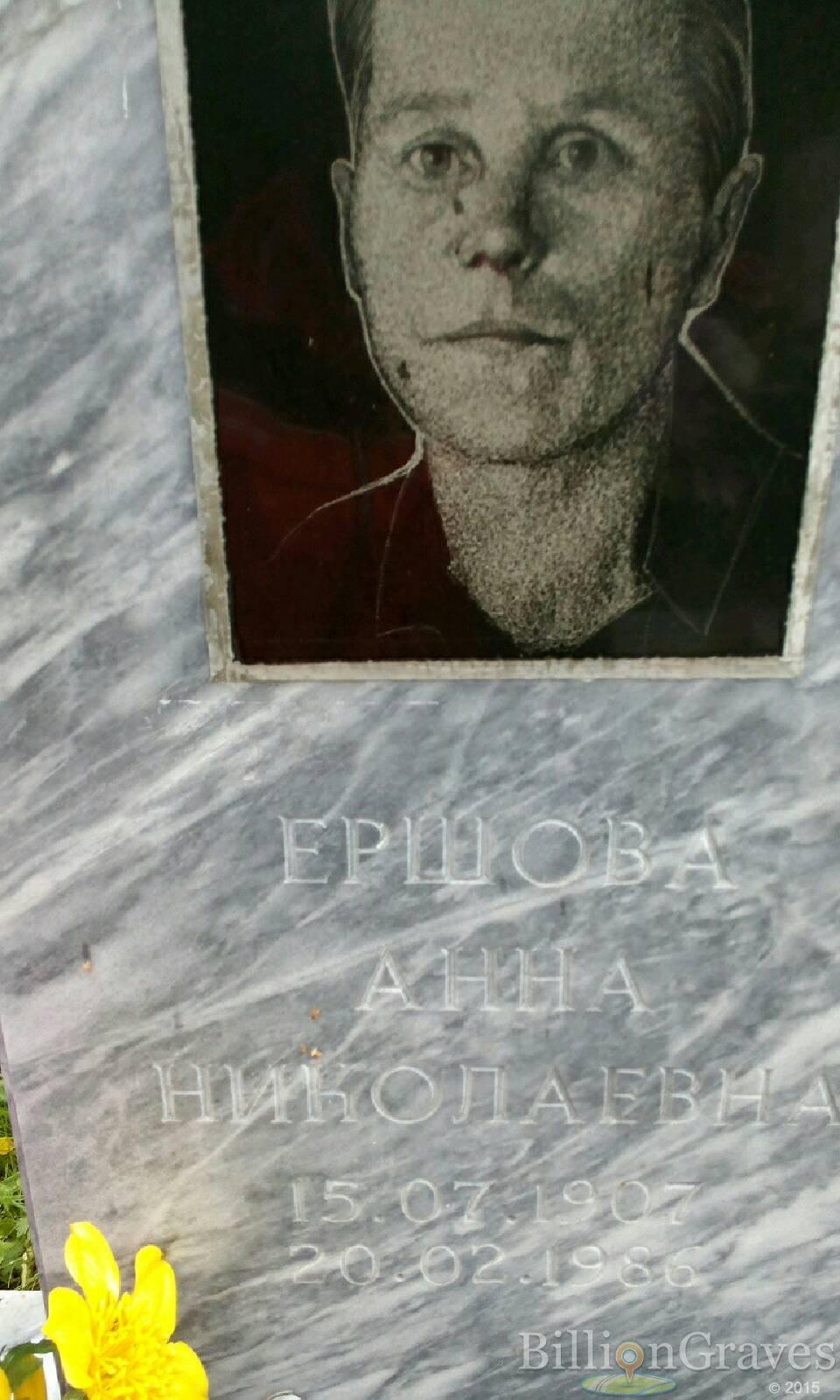 Ершова Анна Николаевна