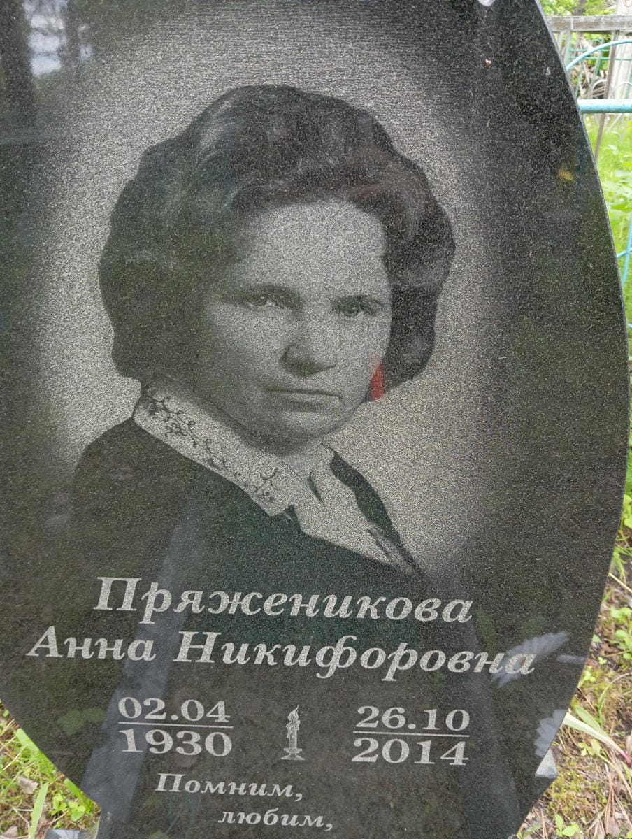 Пряженикова Анна Никифоровна