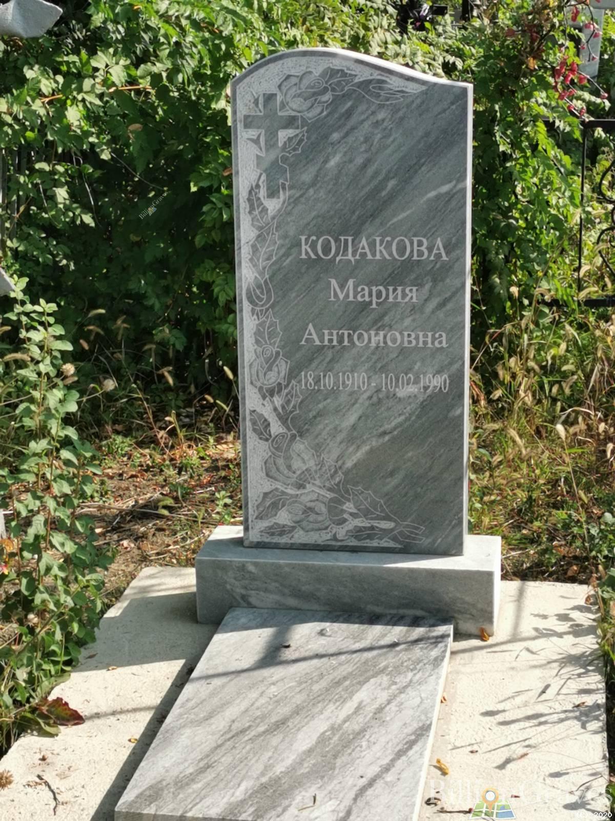 Кодакова Мария Антонова