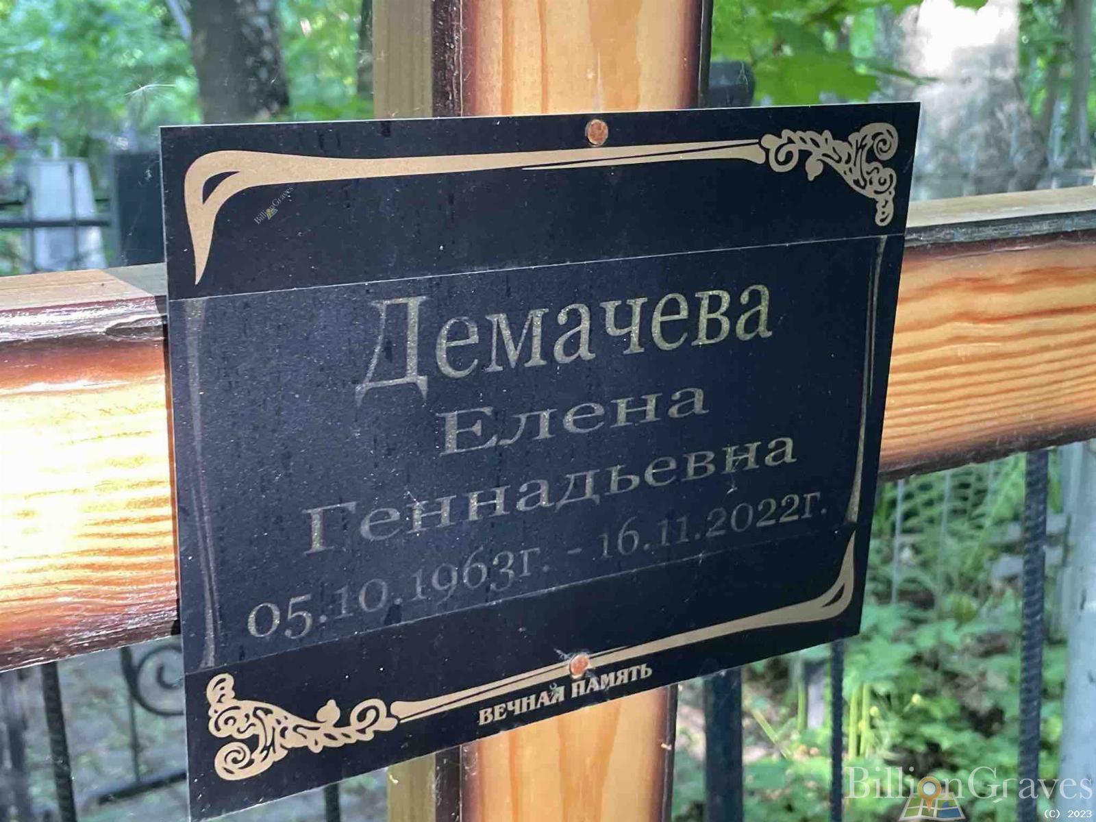 Демачева Елена Геннадьевна