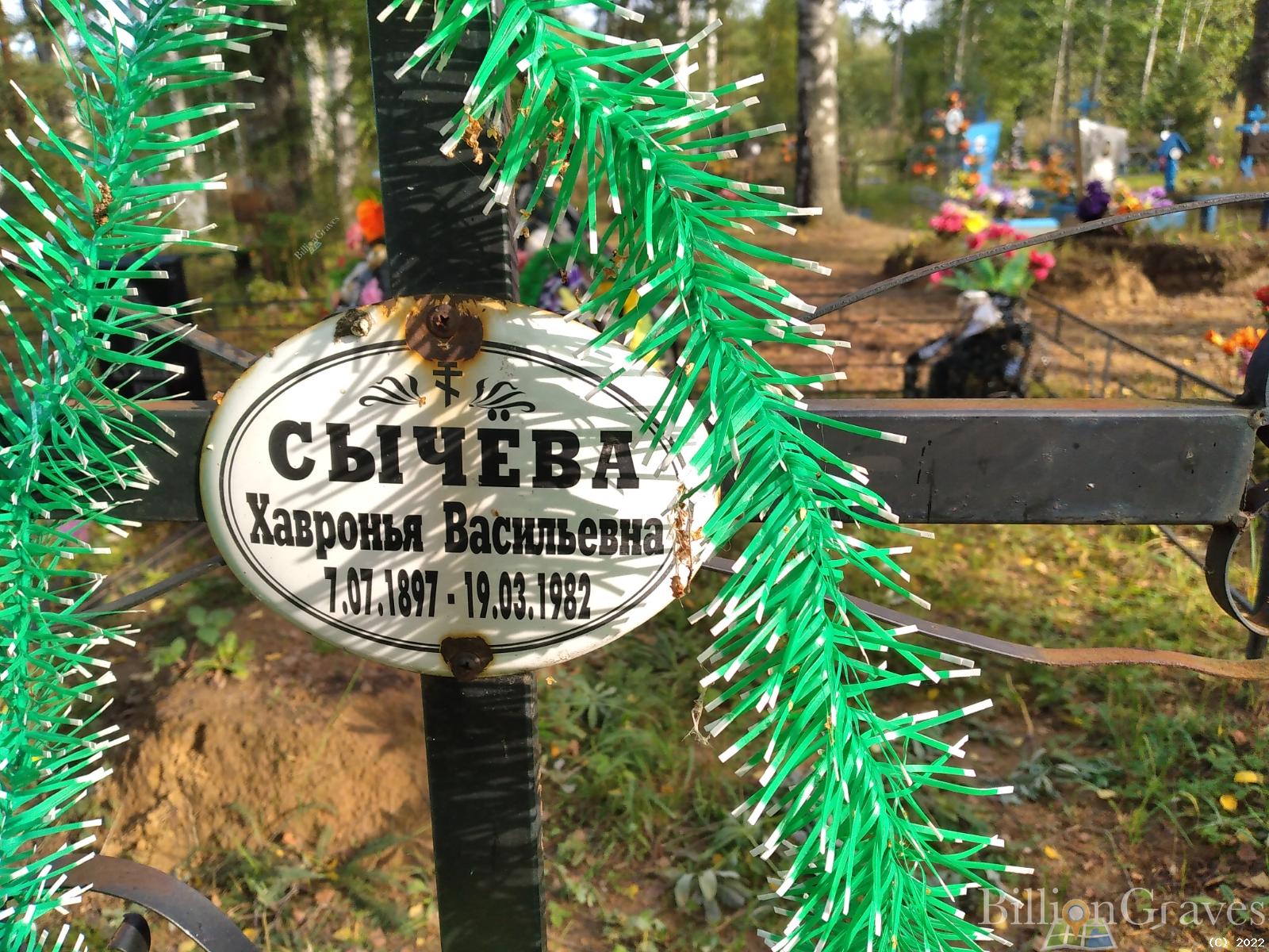 Сычёва Хавронья Васильевна