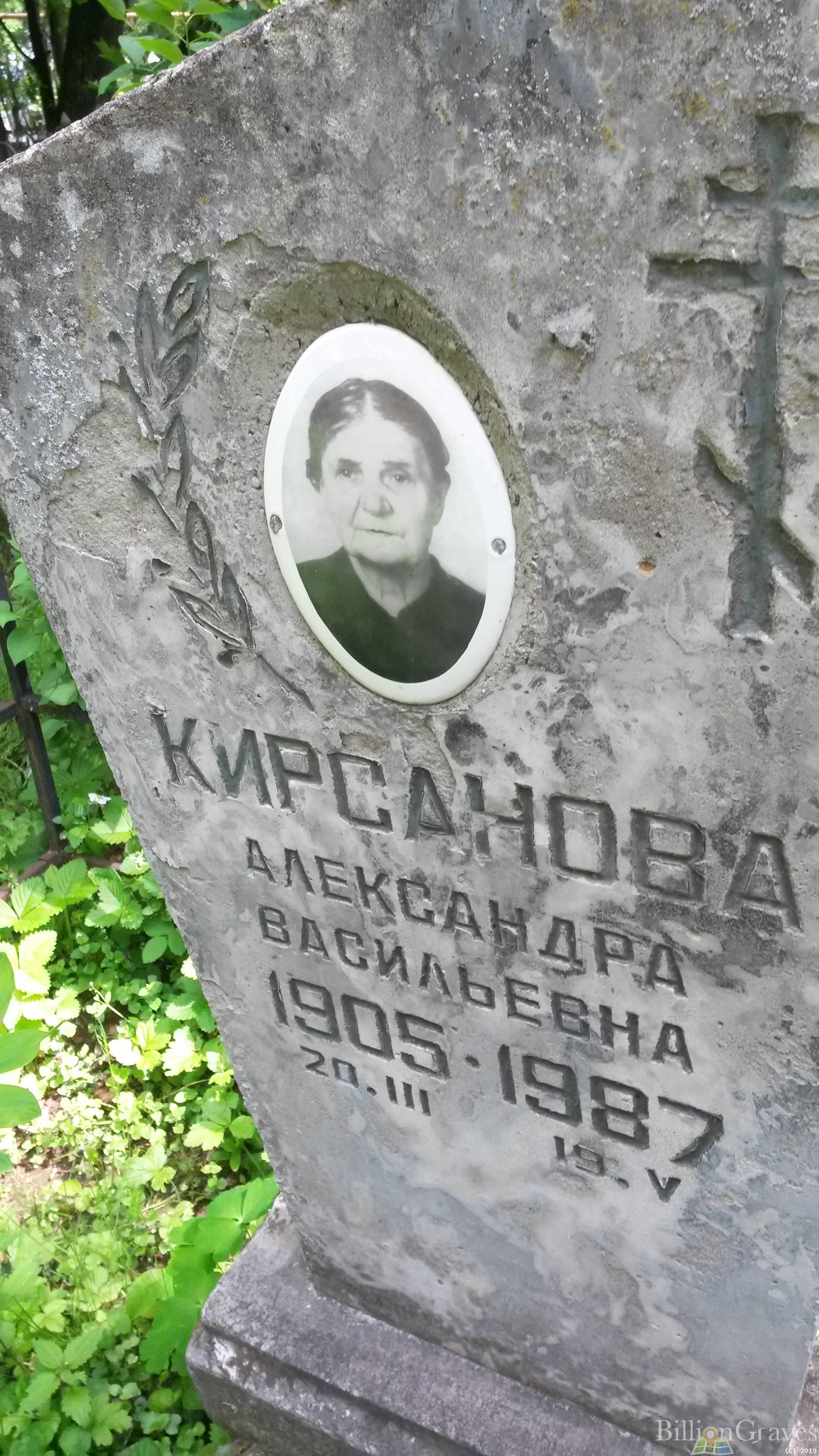 Кирсанова Александра Васильевна