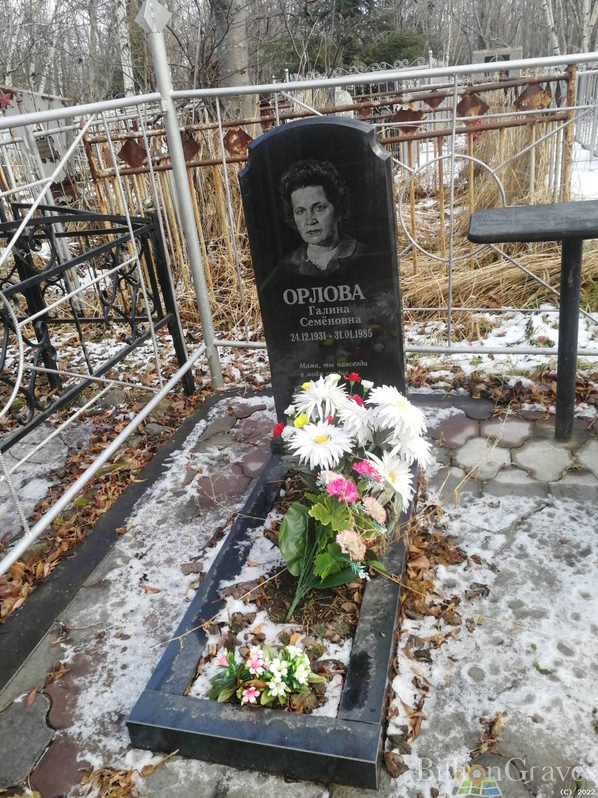 Орлова Галина Семеновна