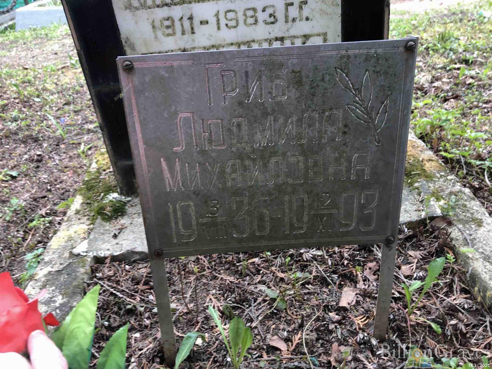 Гриб Людмила Михайловна