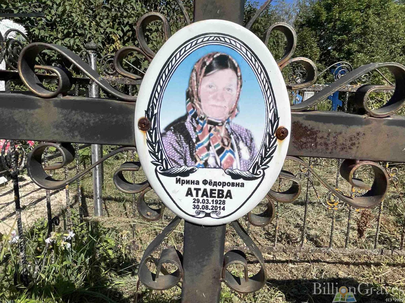 Атаева Ирина Федоровна