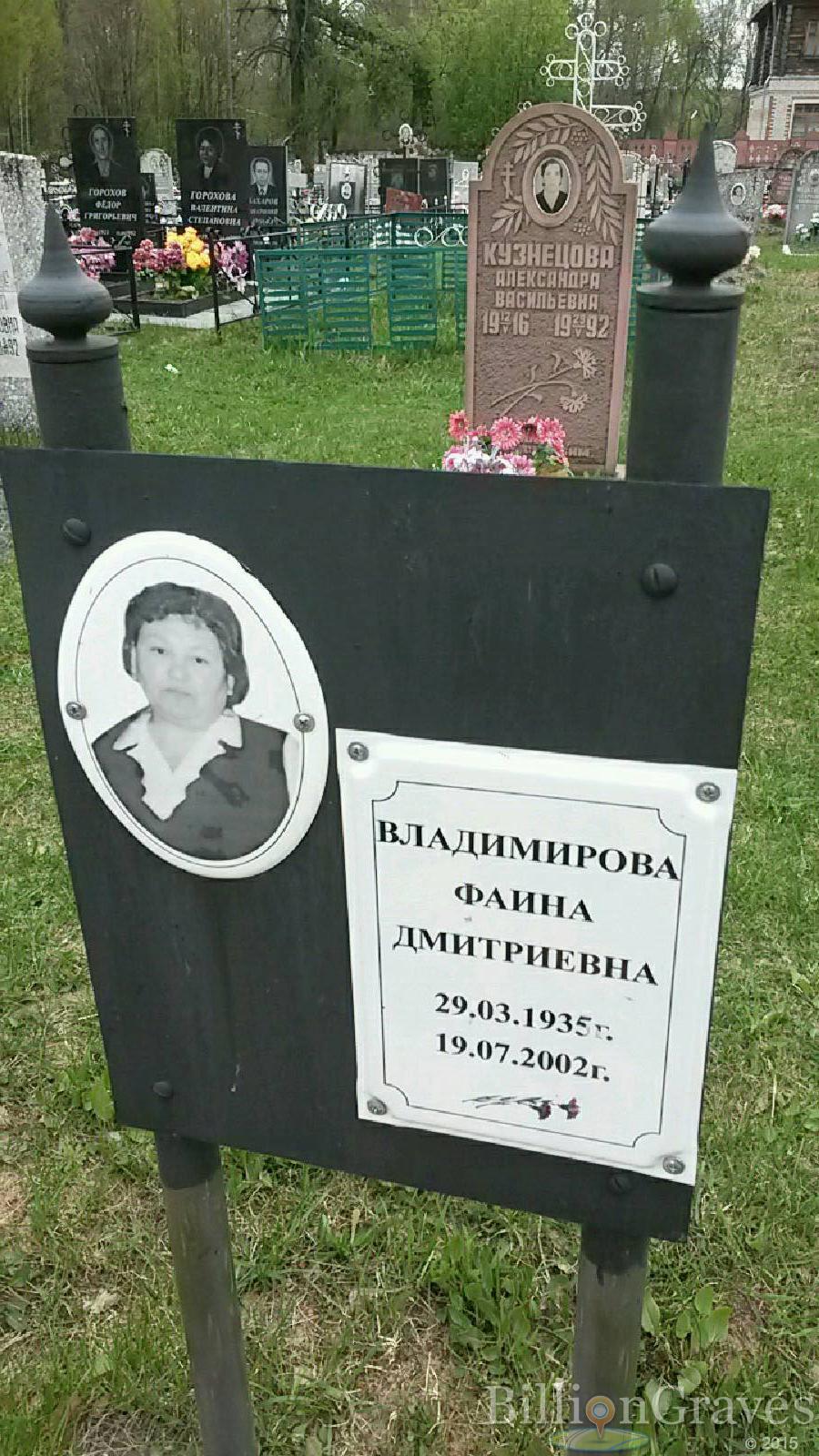 владимирова фаина дмитриевна