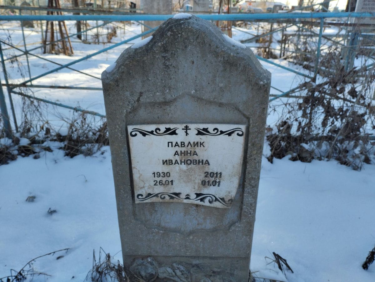 Павлик Анна Ивановна