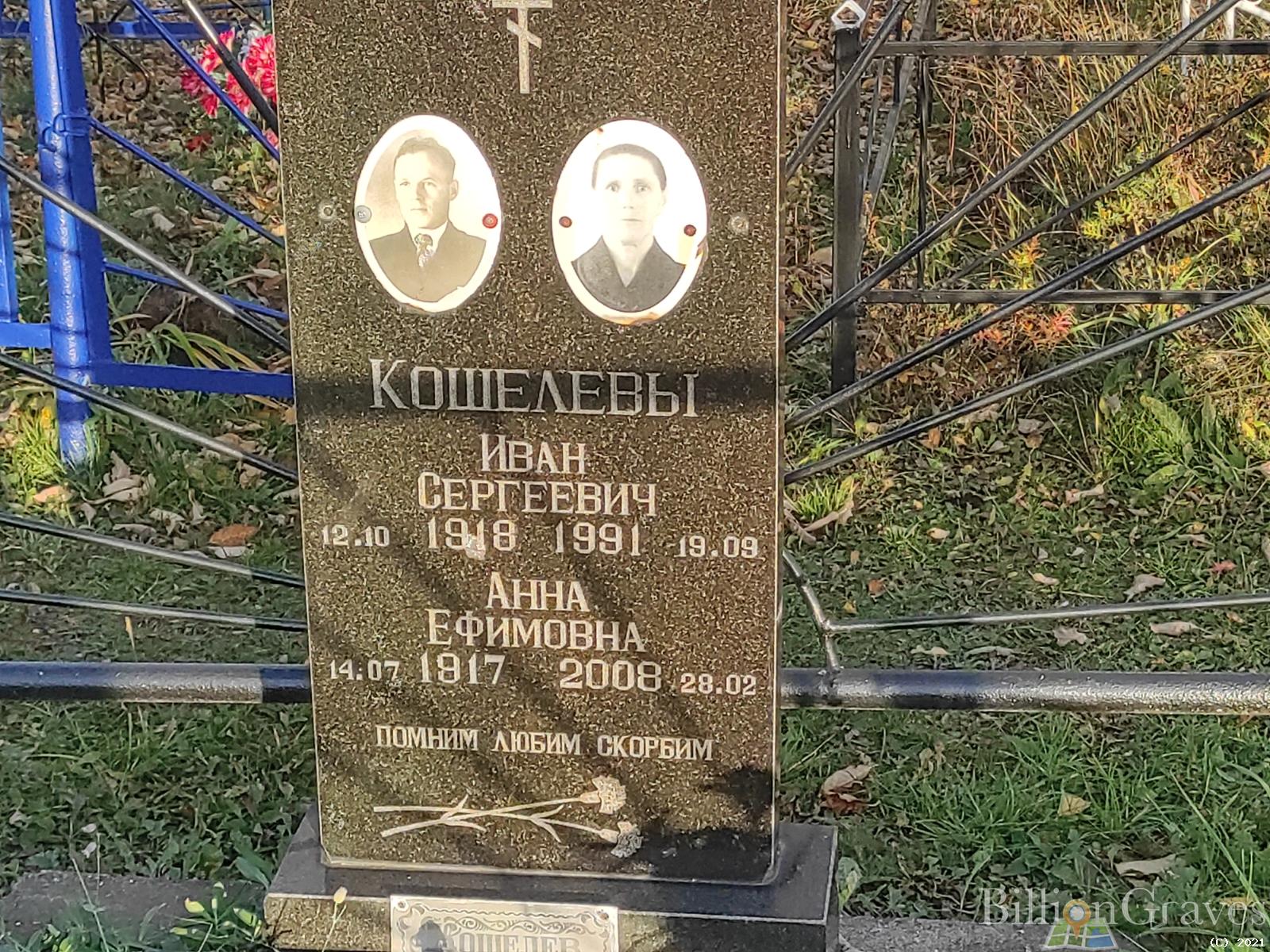 Кошелева Анна Ефимовна